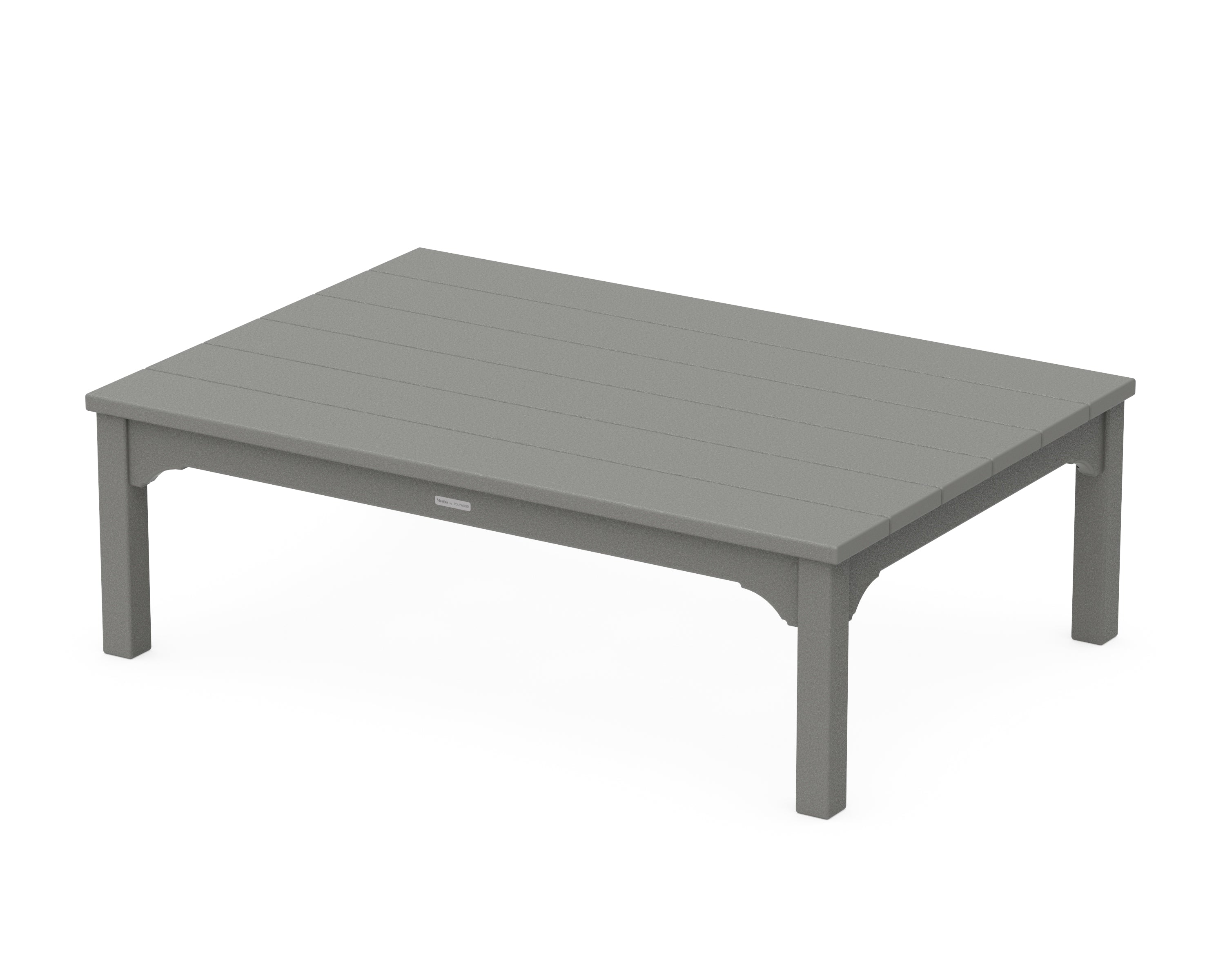 Martha Stewart by POLYWOOD® Chinoiserie Coffee Table in Slate Grey
