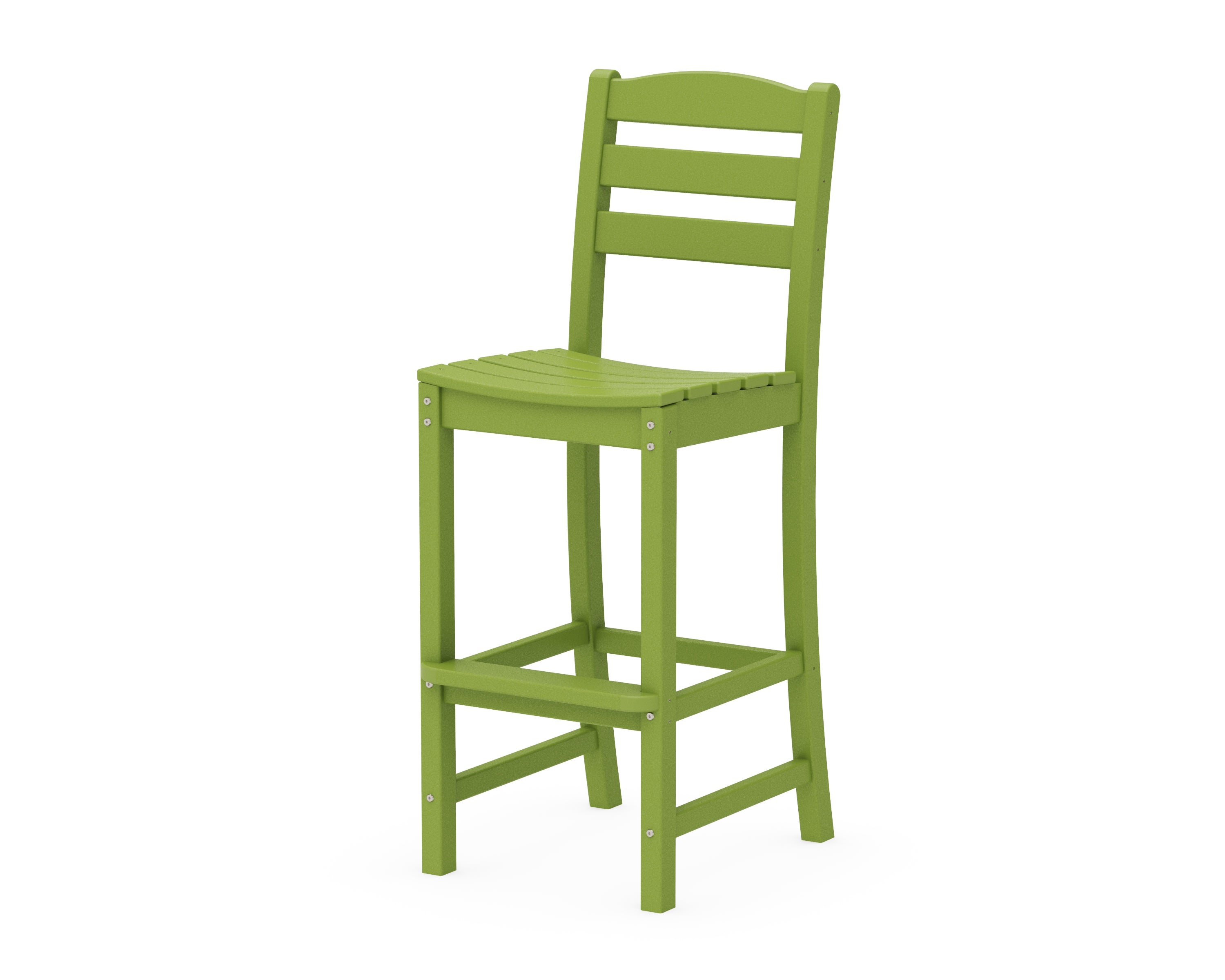 POLYWOOD® La Casa Café Bar Side Chair in Lime