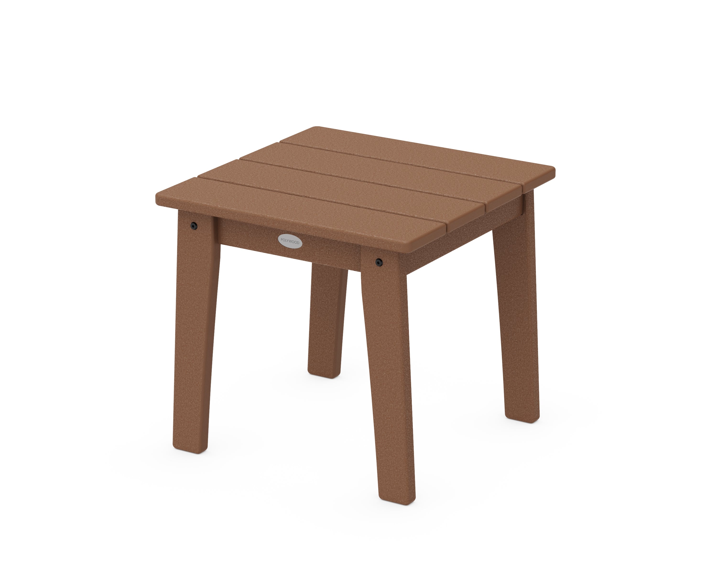 POLYWOOD® Lakeside End Table in Teak