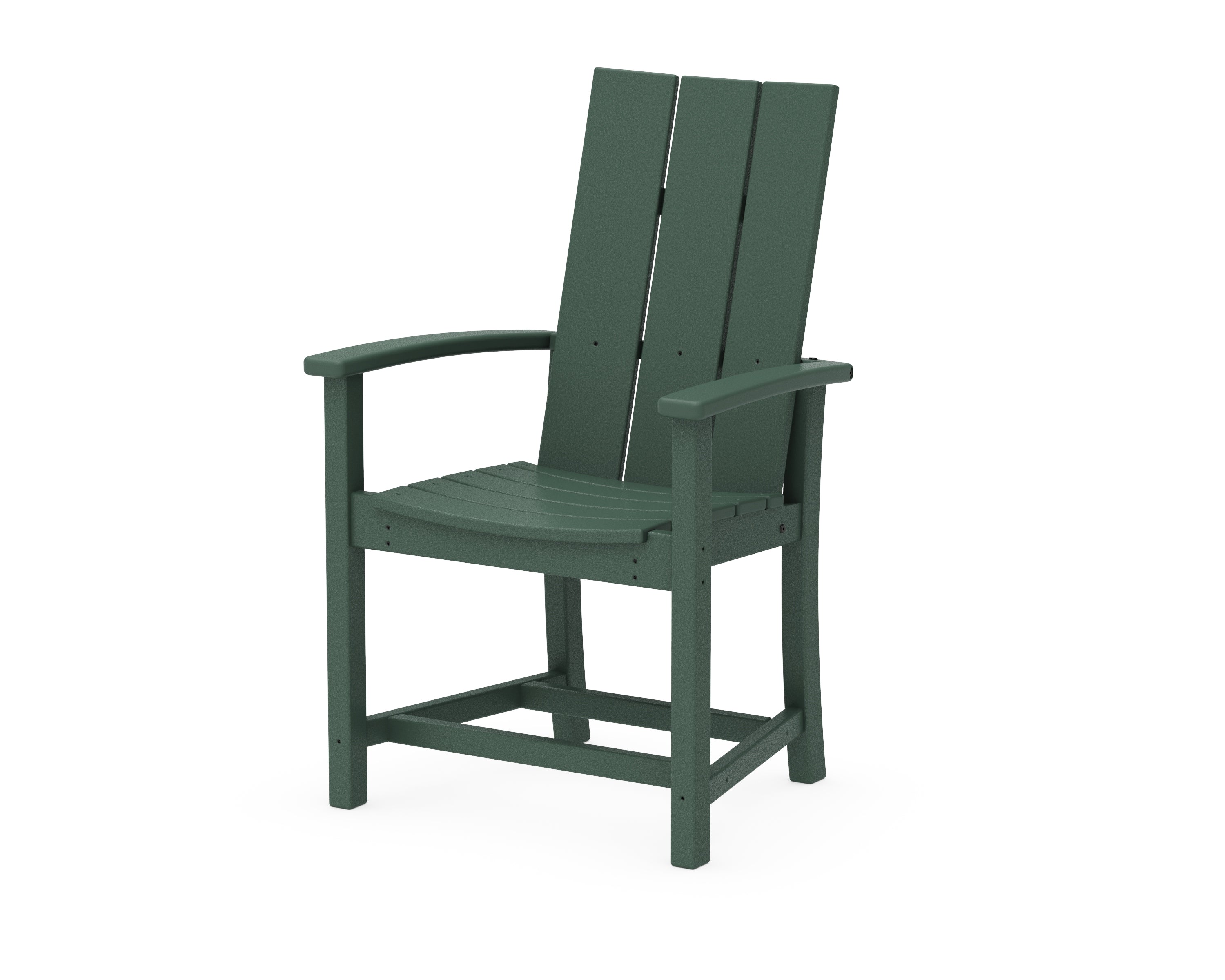 POLYWOOD® Modern Adirondack Dining Chair in Green