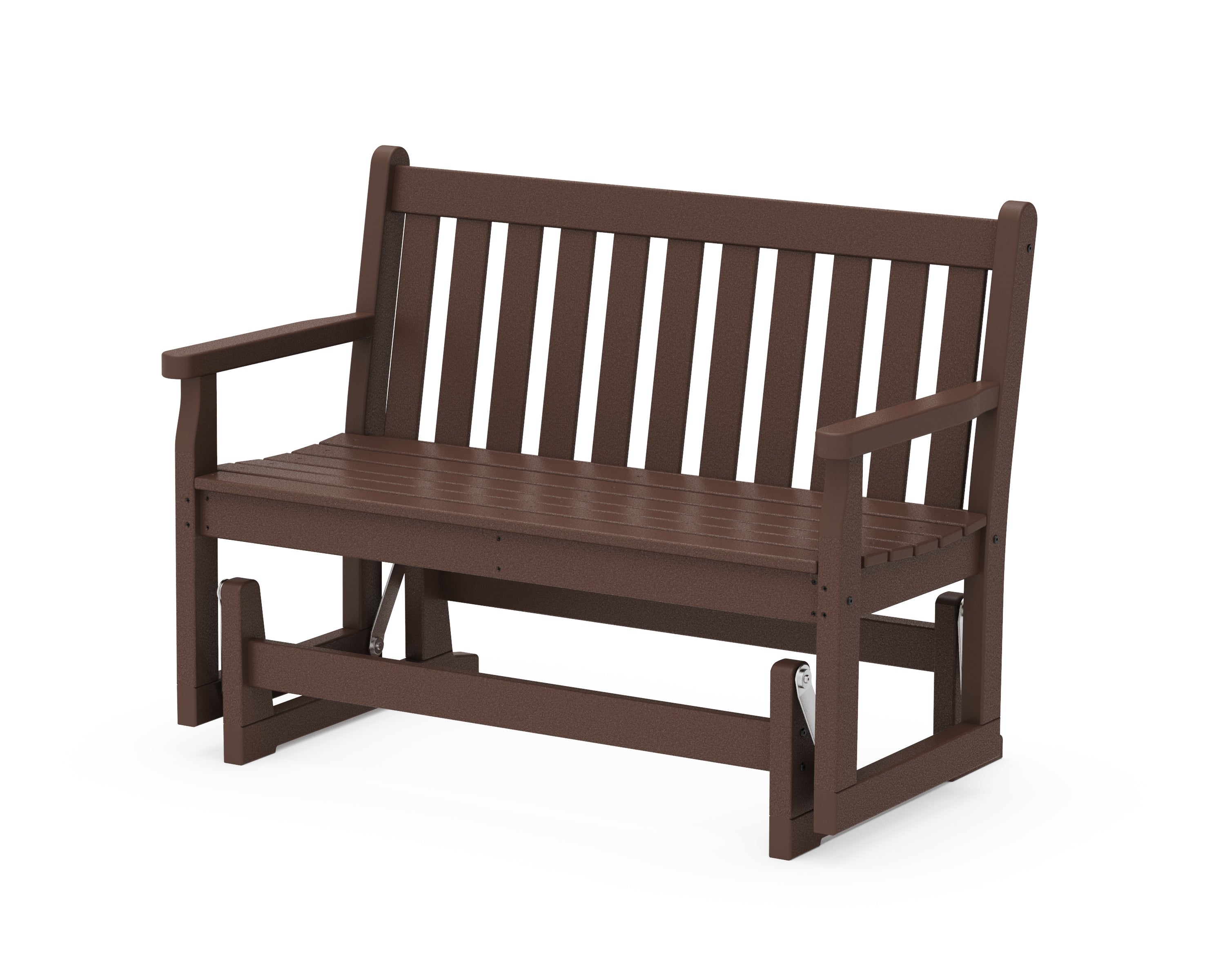 POLYWOOD® Traditional Garden 48" Glider in Mahogany