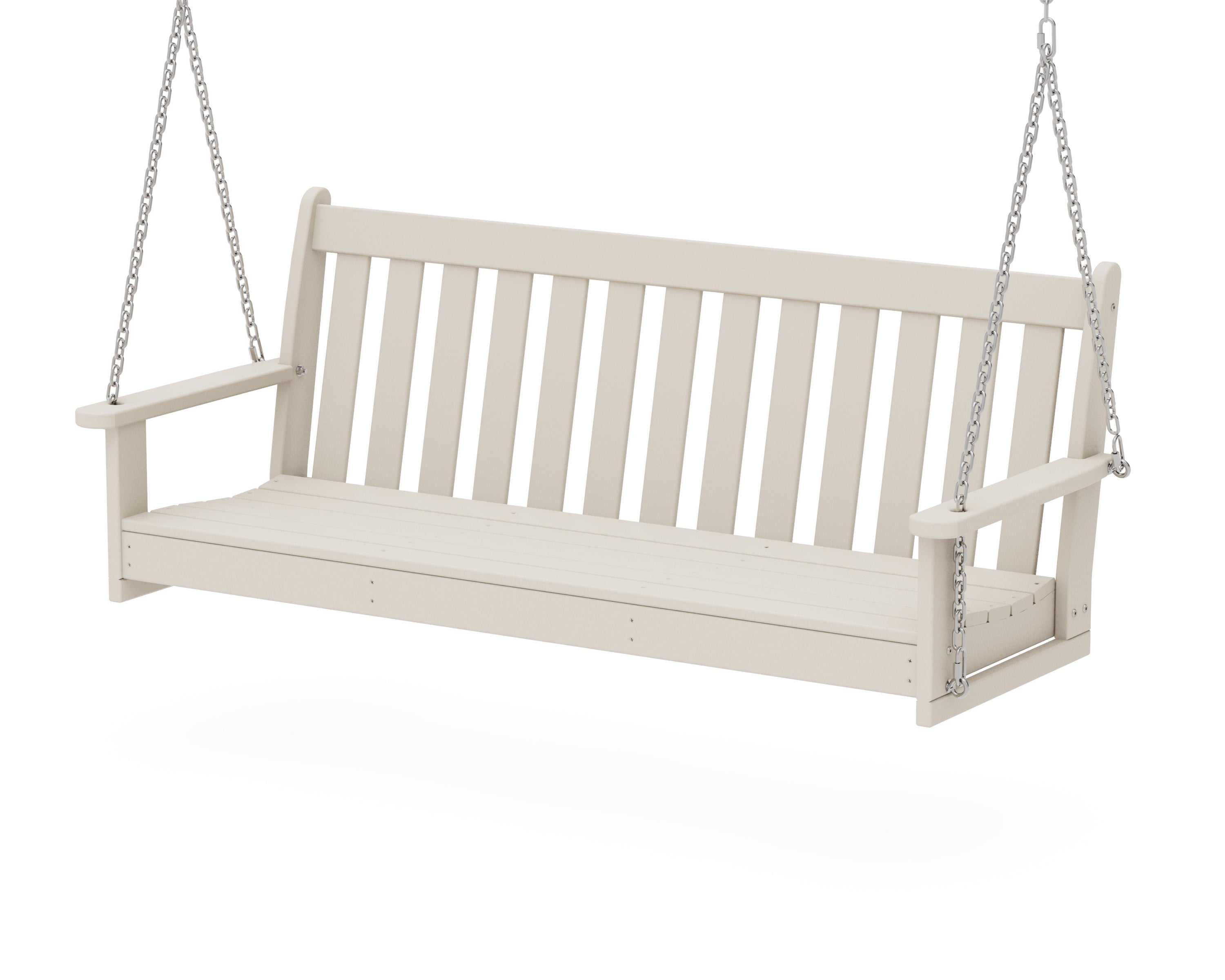 POLYWOOD® Vineyard 60" Porch Swing in Sand