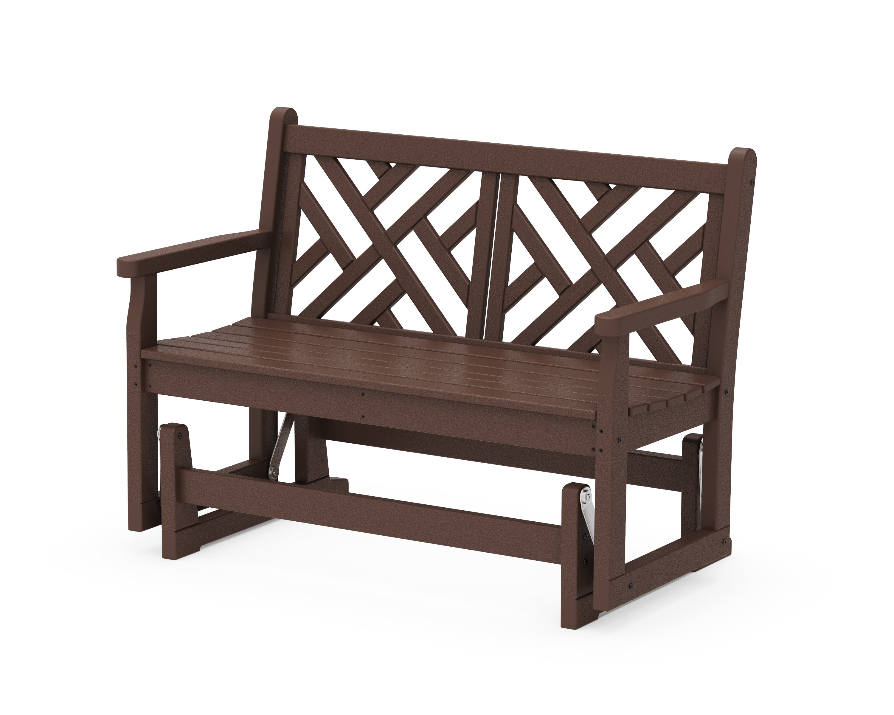 POLYWOOD® Chippendale 48" Glider in Mahogany