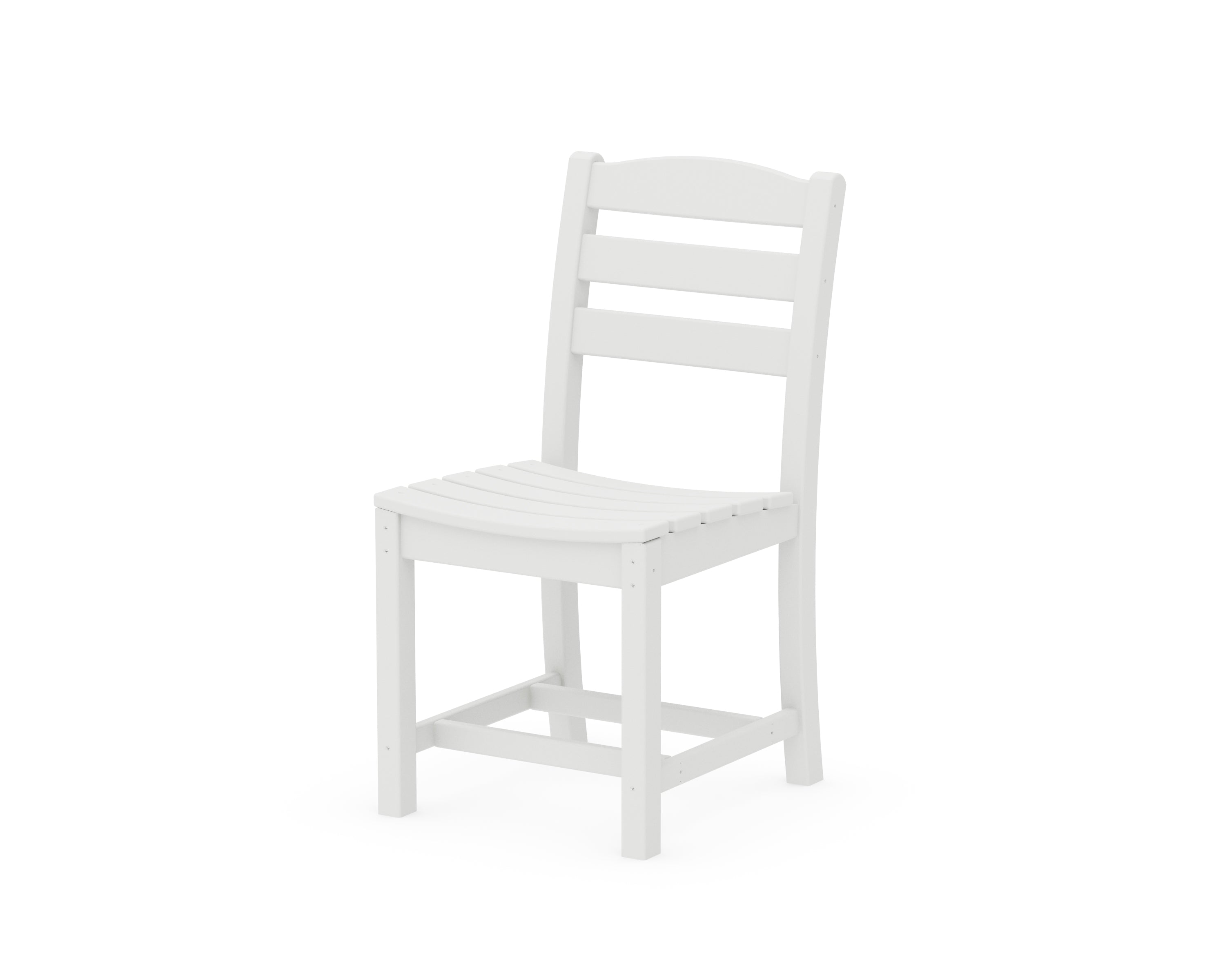 POLYWOOD® La Casa Café Dining Side Chair in White