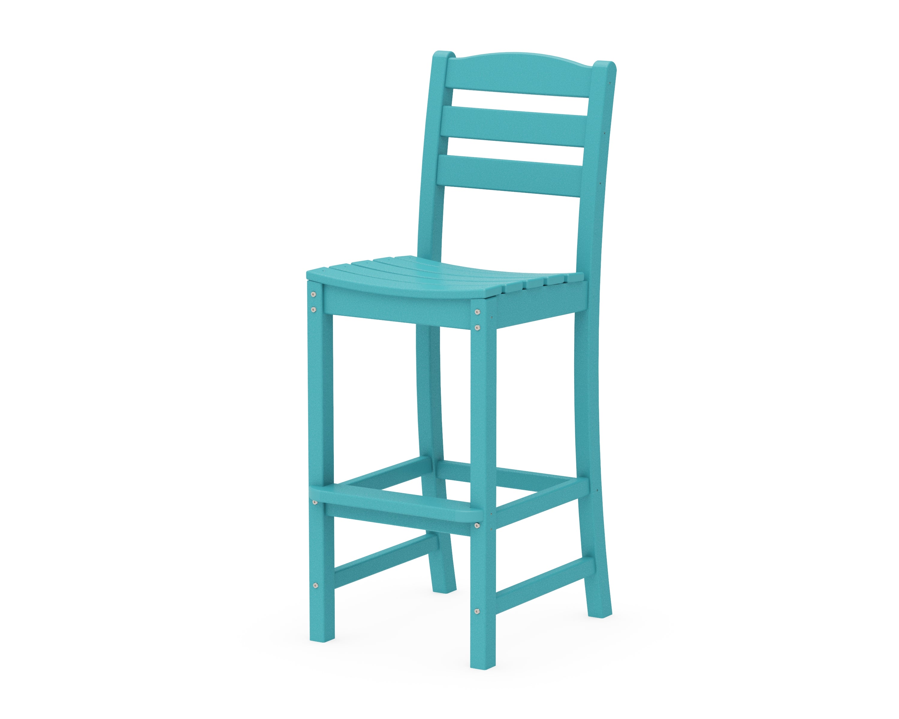 POLYWOOD® La Casa Café Bar Side Chair in Aruba