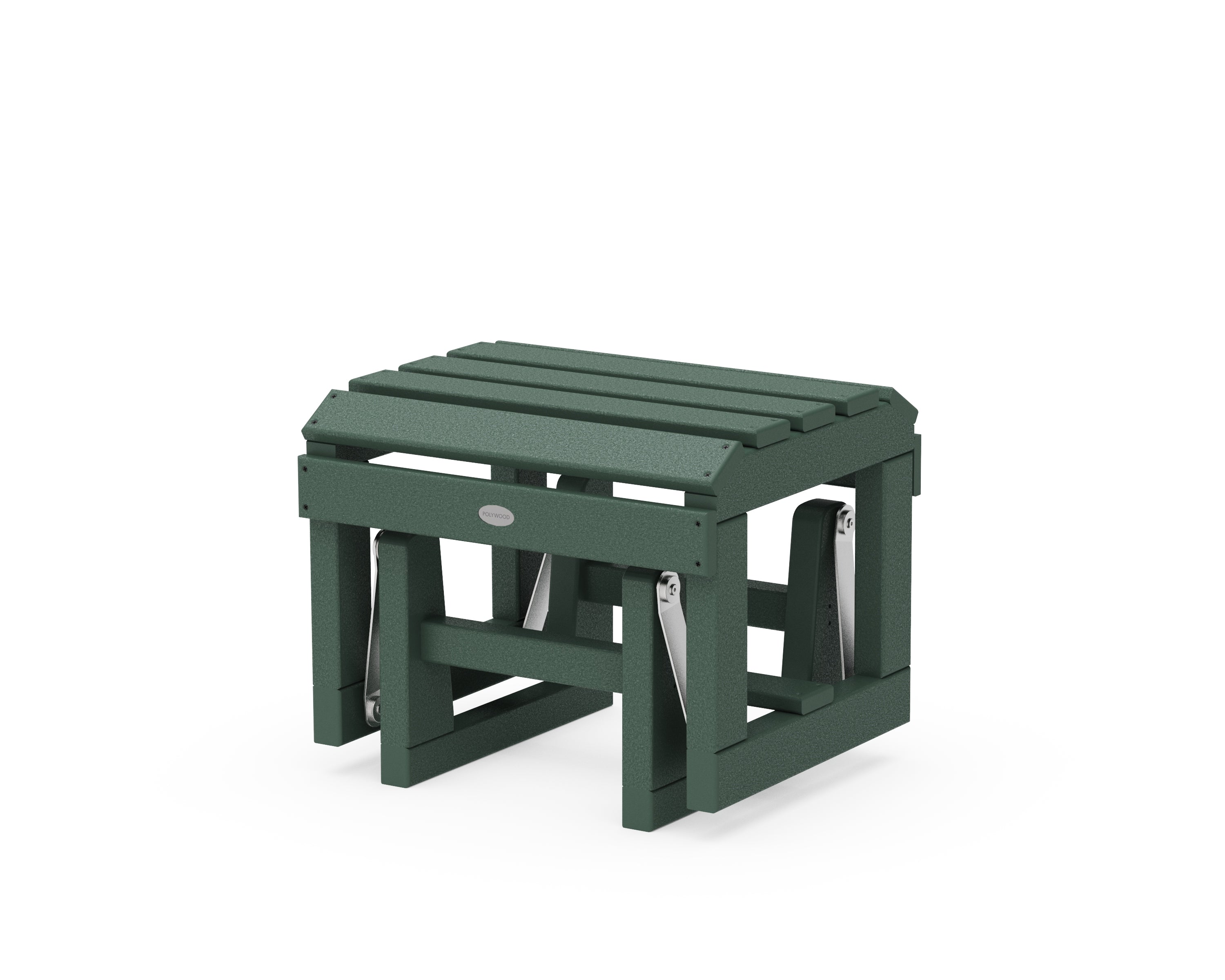 POLYWOOD® Classic Adirondack Glider Ottoman in Green