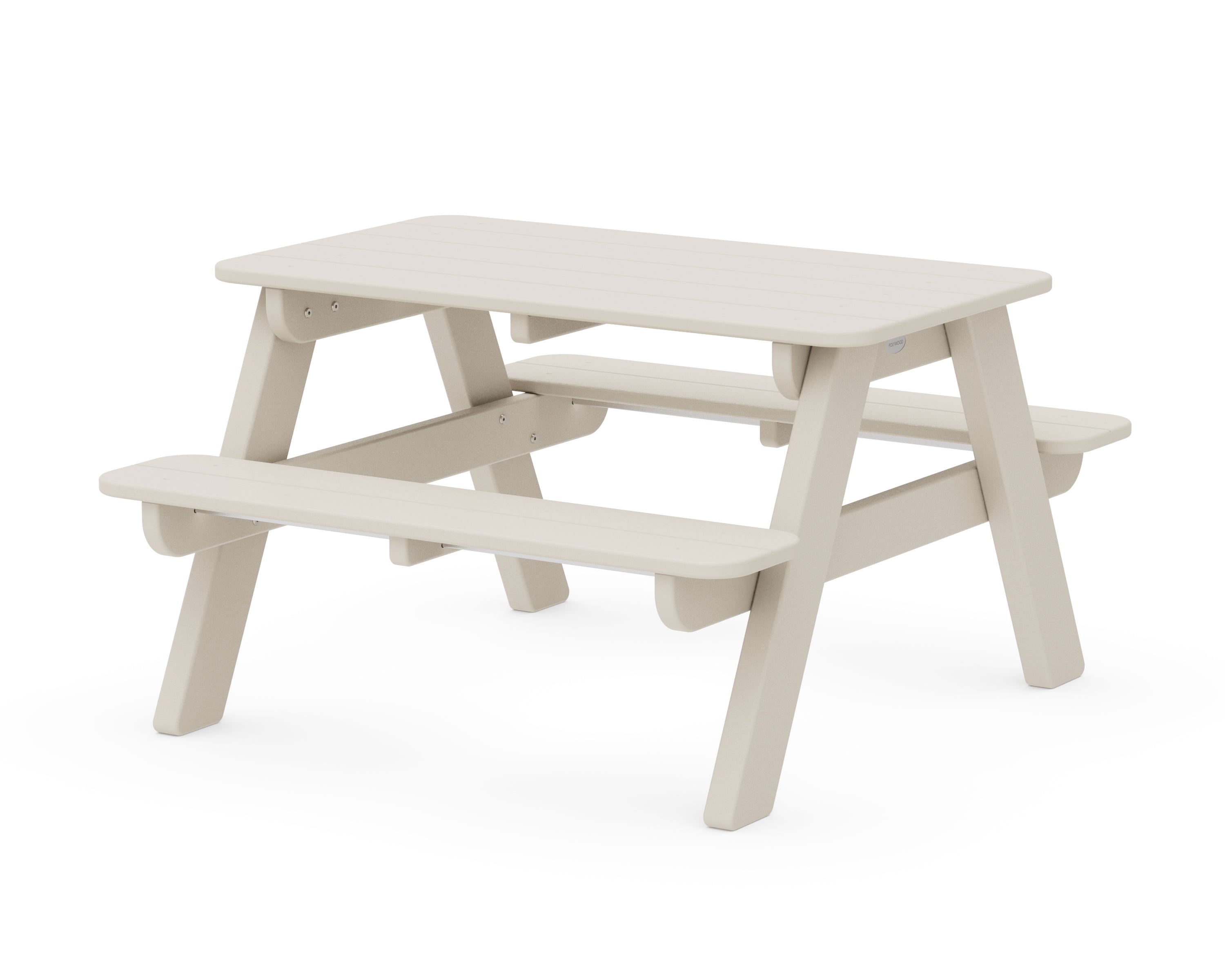 POLYWOOD® Kids Outdoor Picnic Table in Sand