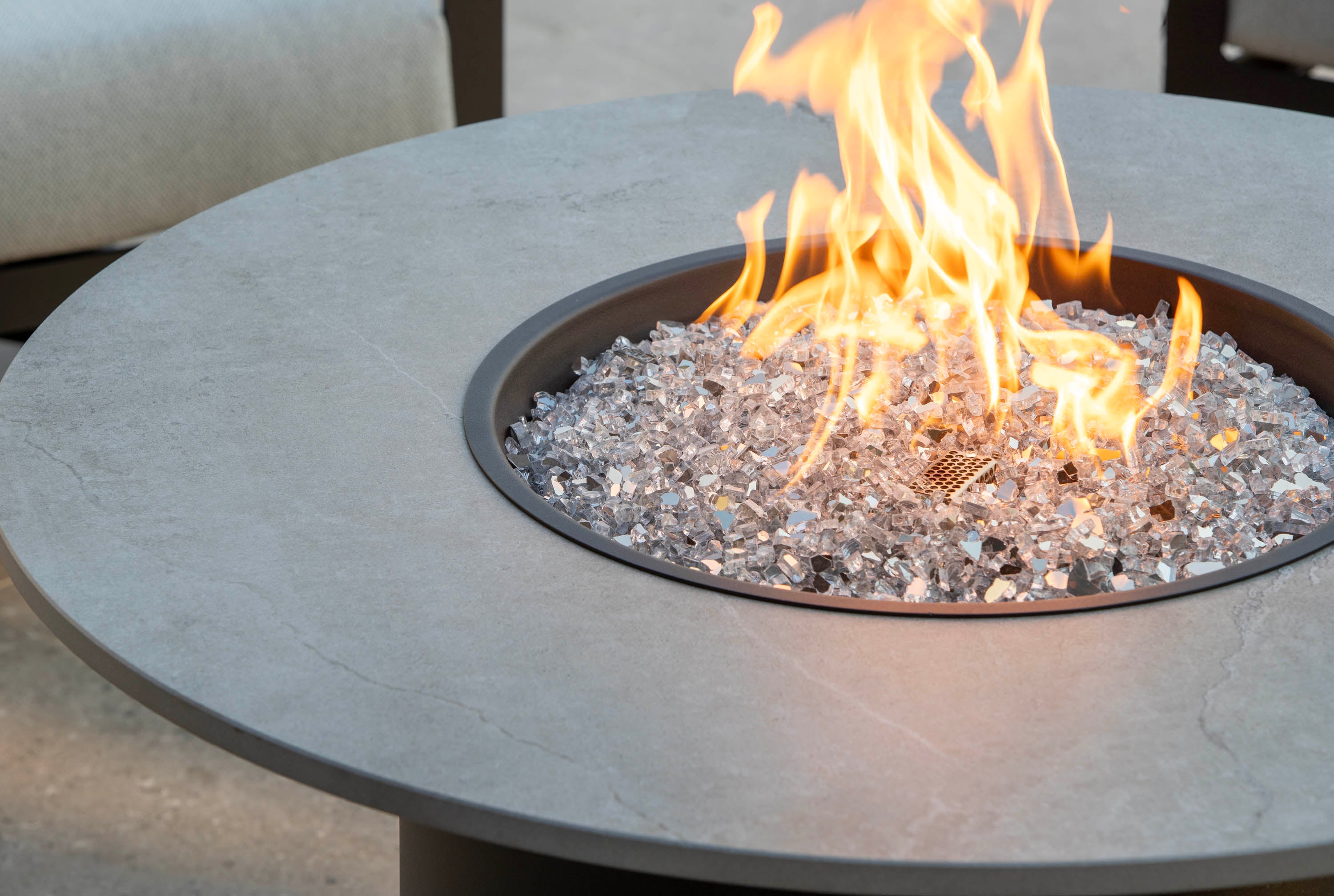 54" Rd. Chat Height Santorini Fire Pit