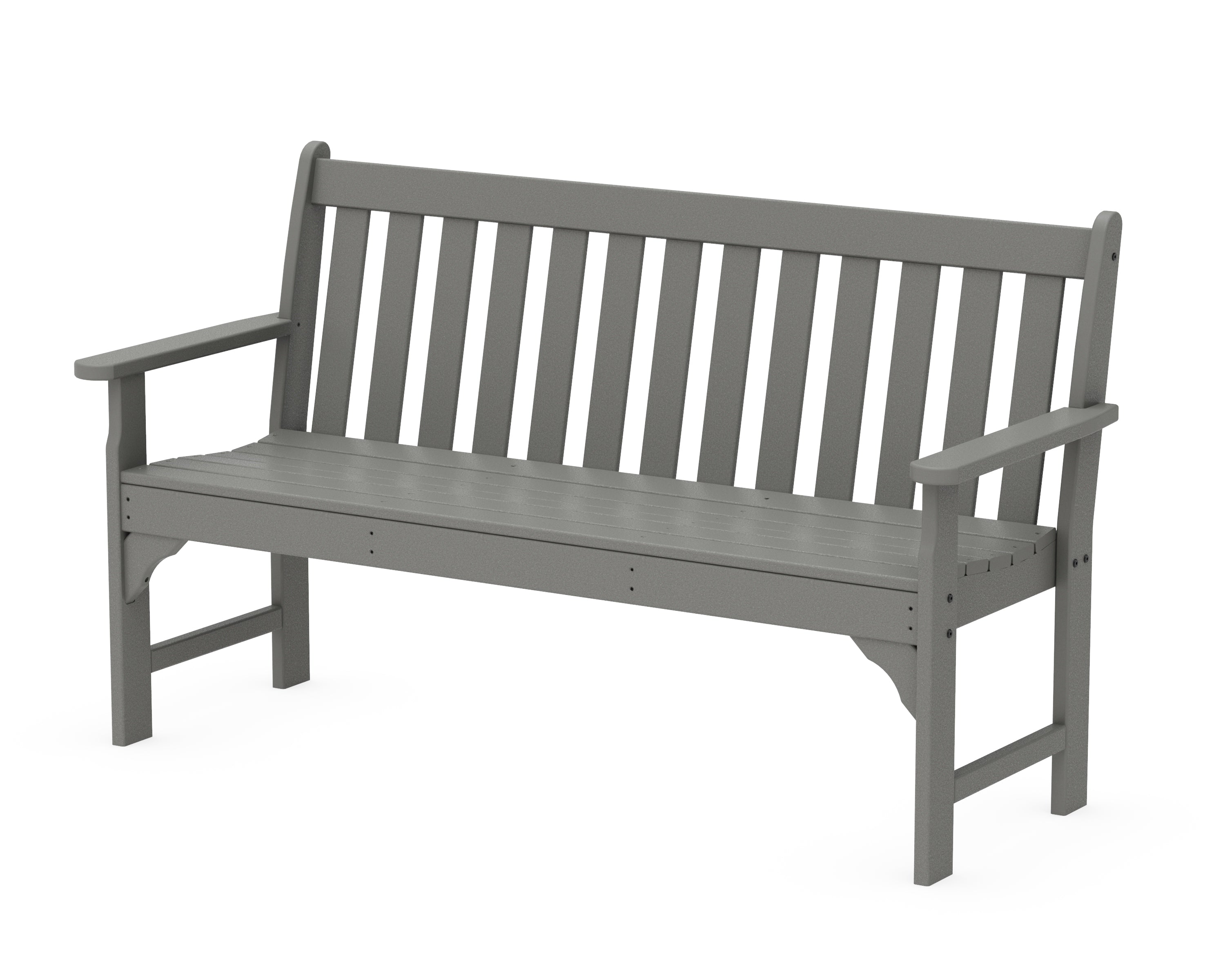 POLYWOOD® Vineyard 60" Bench in Slate Grey