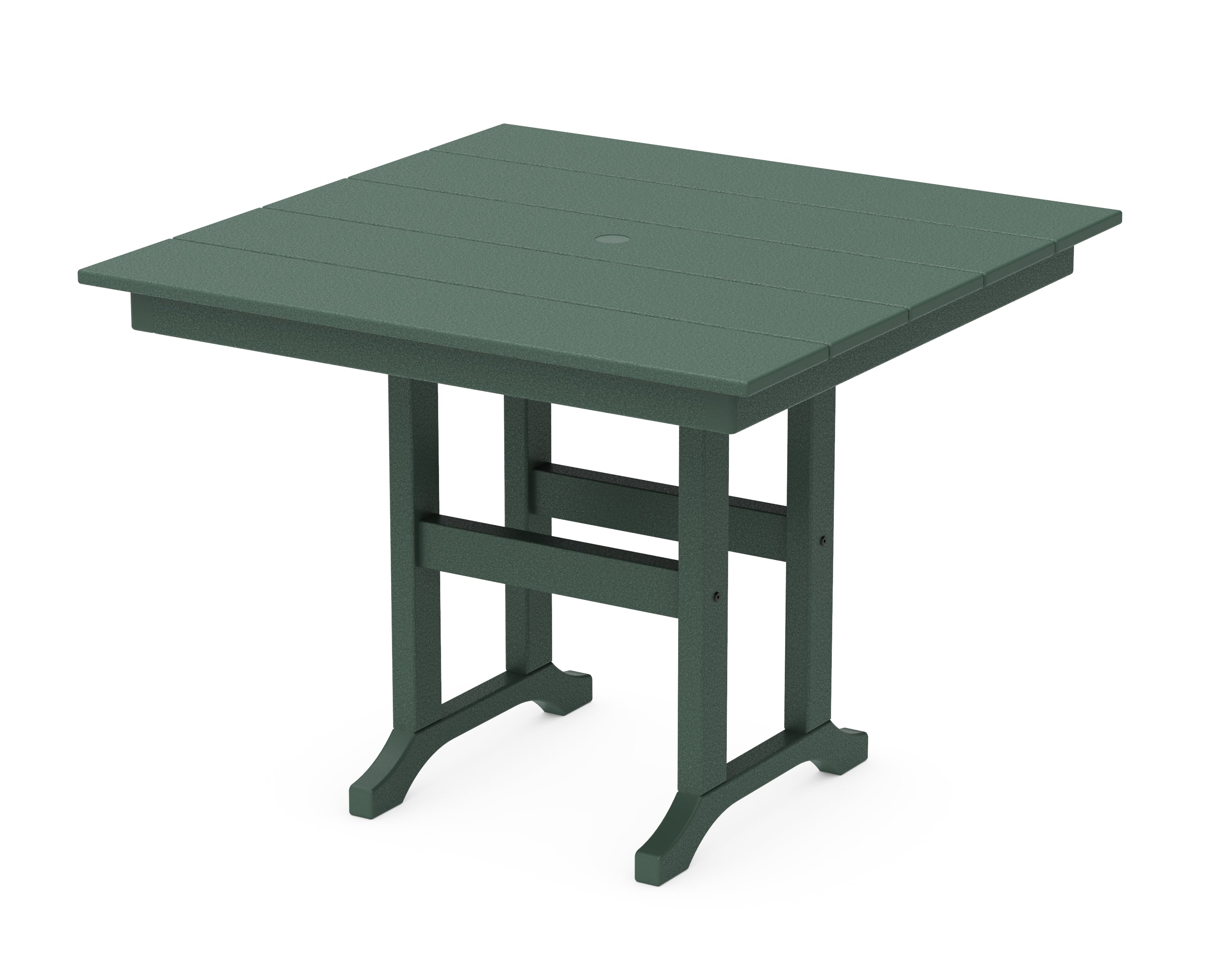 POLYWOOD® Farmhouse 37" Dining Table in Green