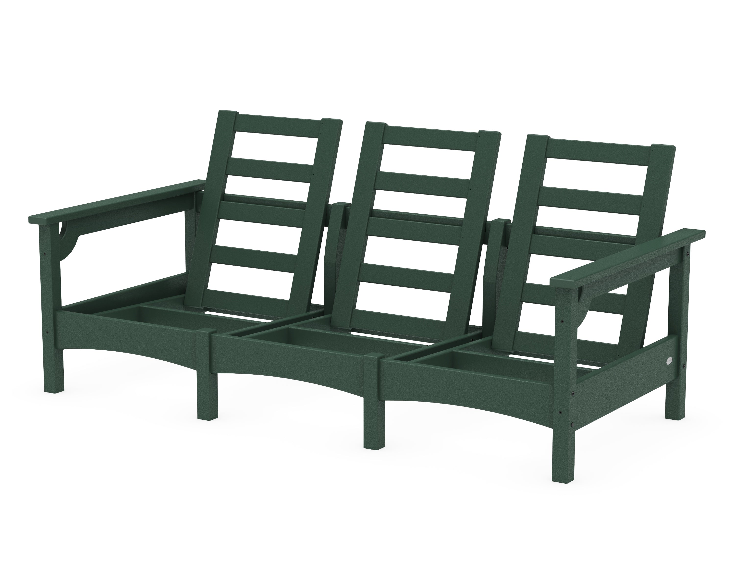 POLYWOOD® Club Sofa Frame in Green