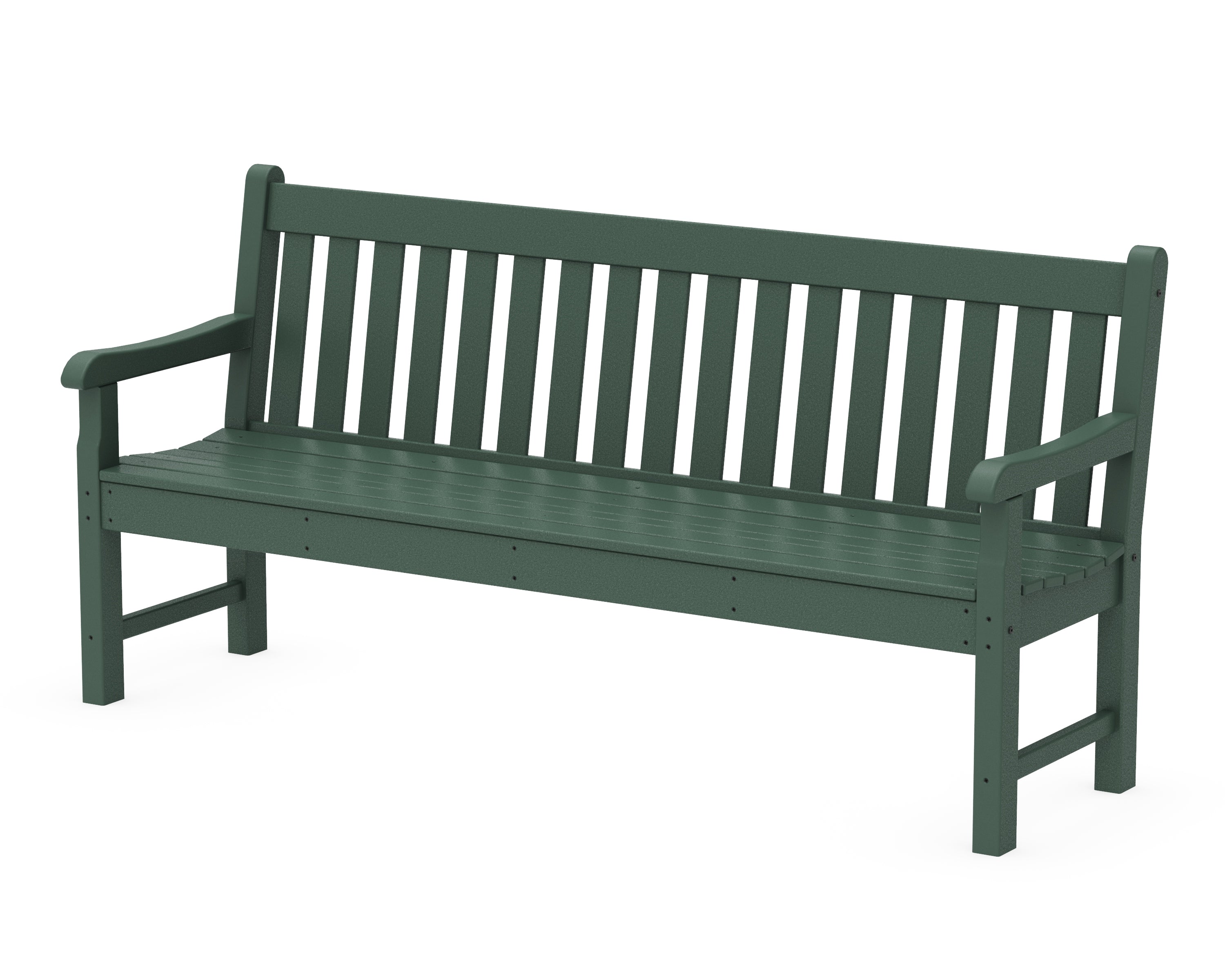 POLYWOOD® Rockford 72" Bench in Green