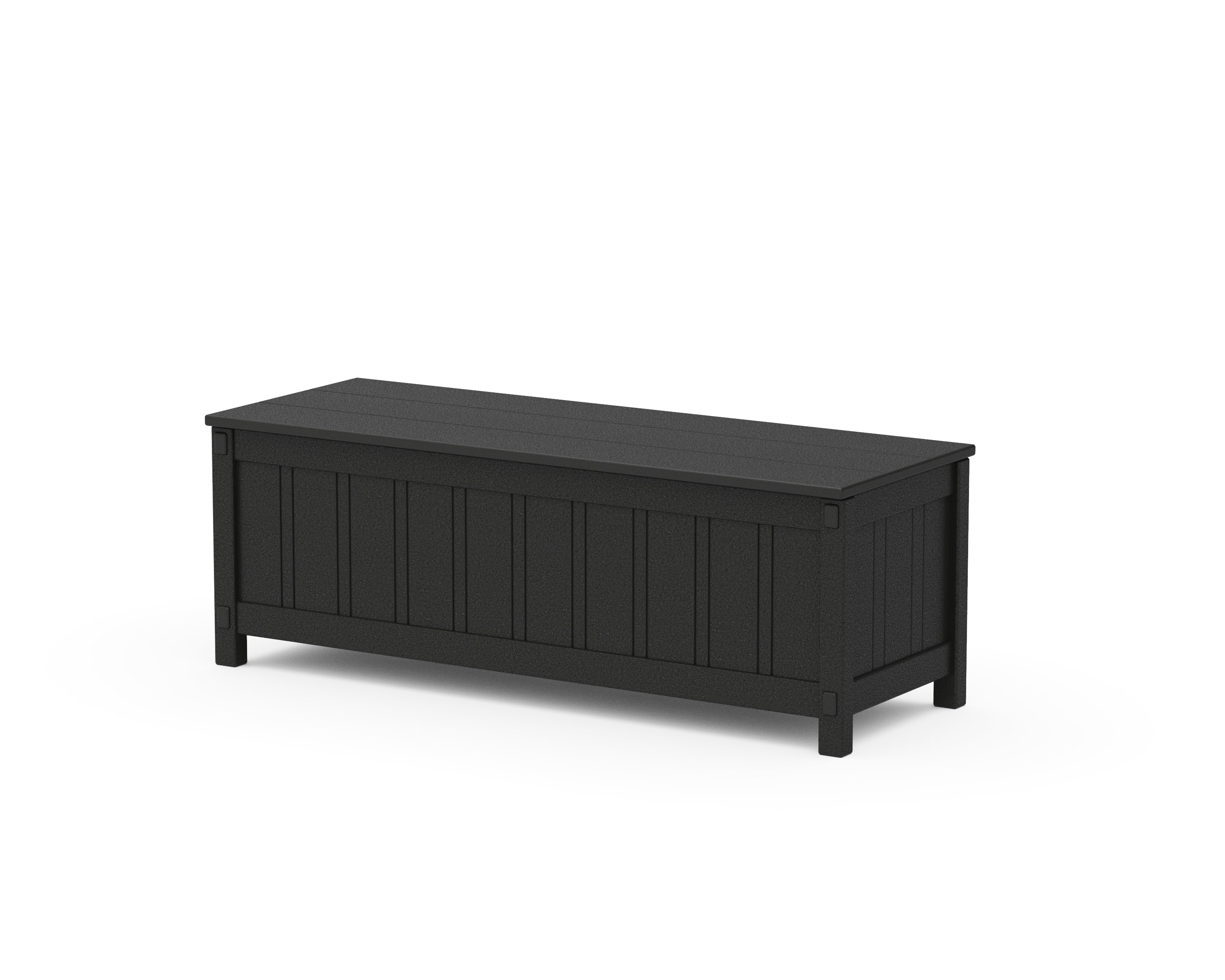 Martha Stewart by POLYWOOD® Acadia 48” Storage Bench in Black
