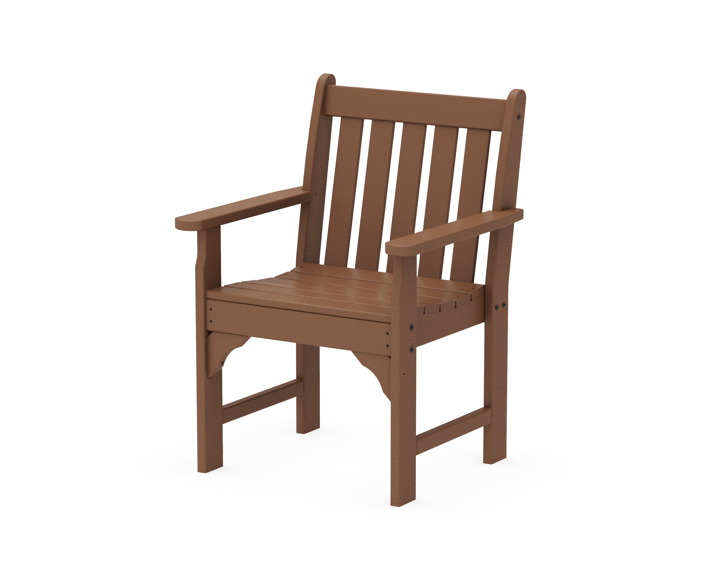 POLYWOOD® Vineyard Garden Arm Chair in Teak
