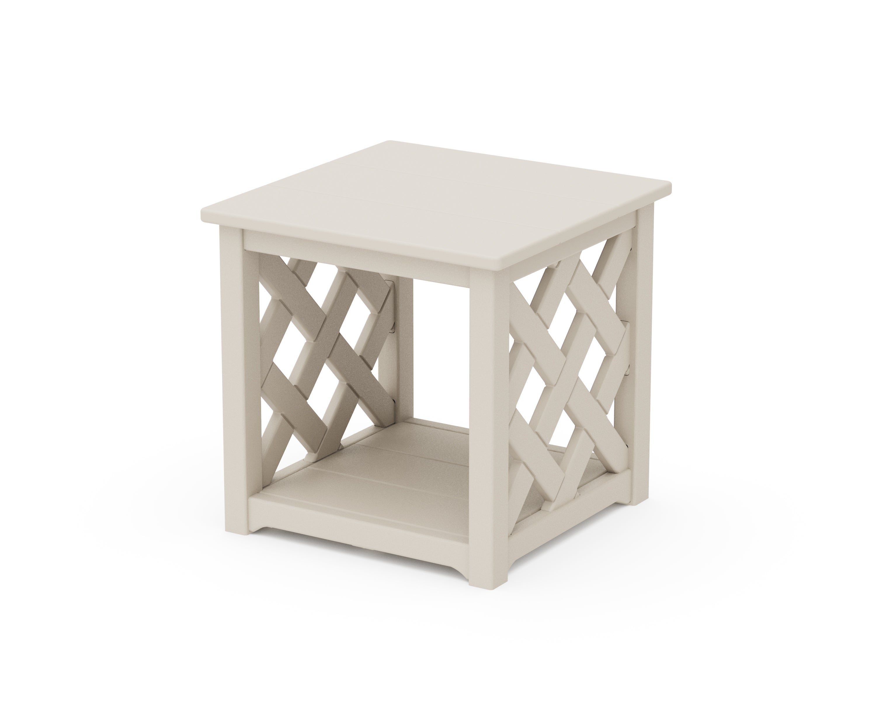 Country Living Wovendale Accent Table in Sand