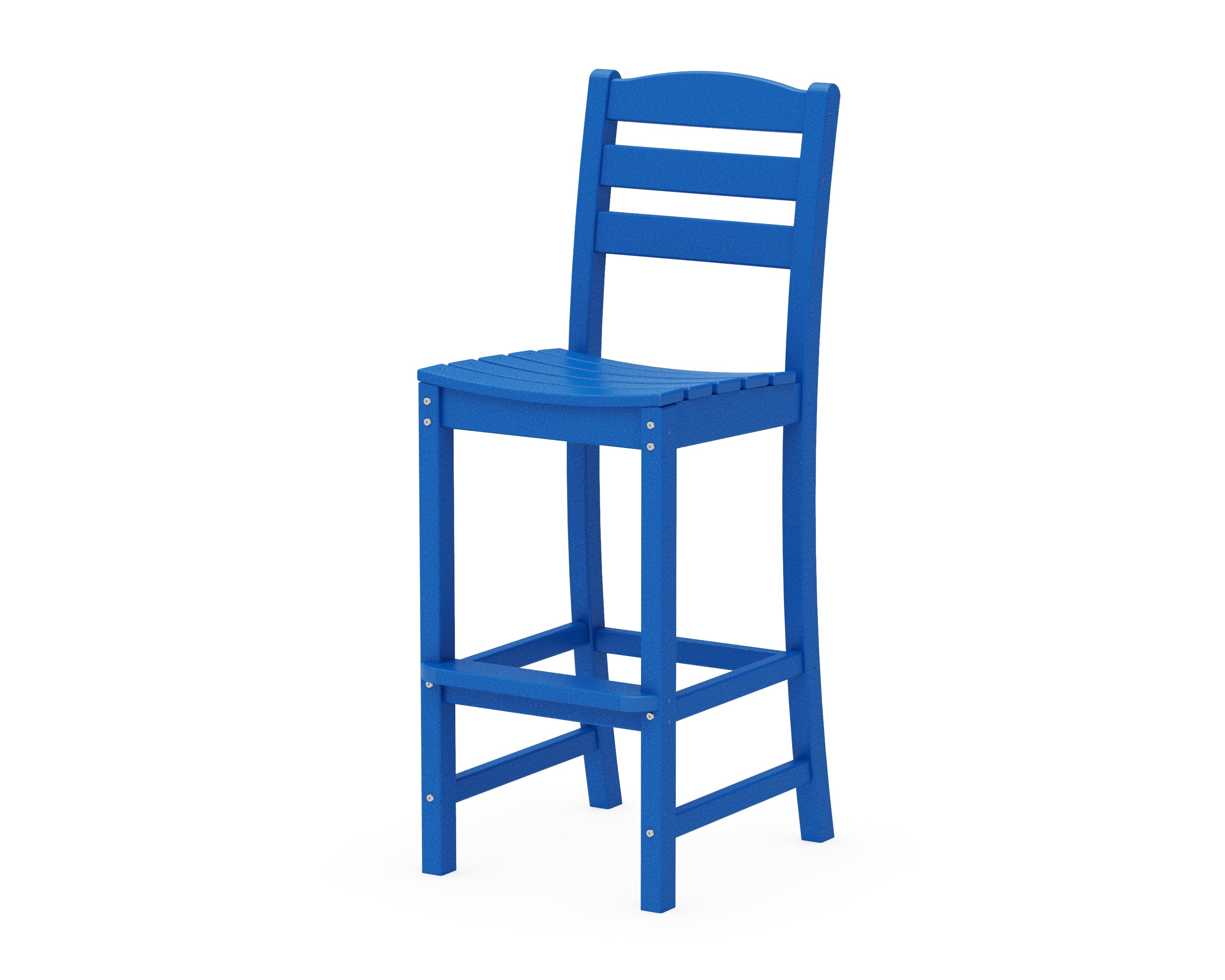 POLYWOOD® La Casa Café Bar Side Chair in Pacific Blue