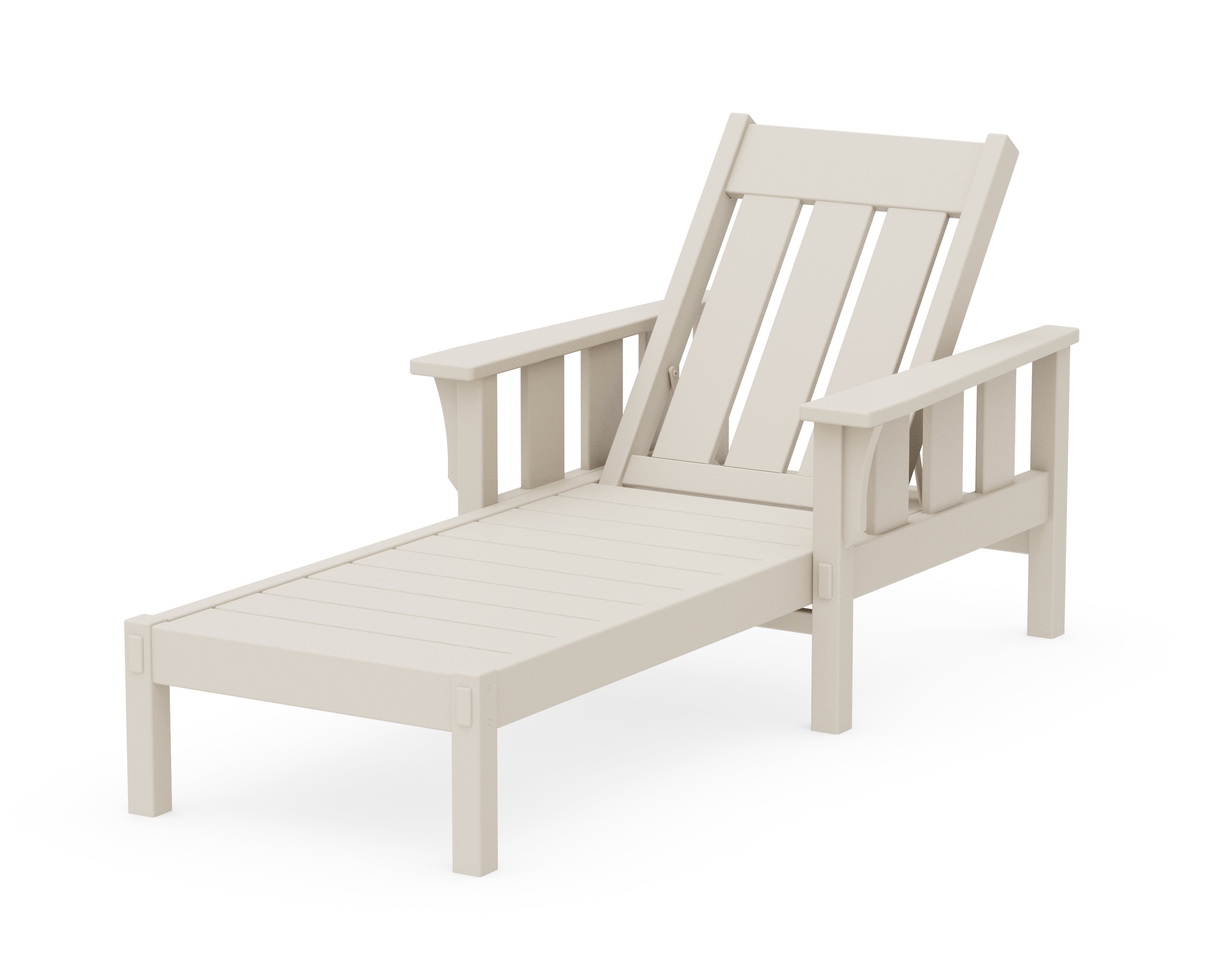 Martha Stewart by POLYWOOD® Acadia Chaise Lounge in Sand