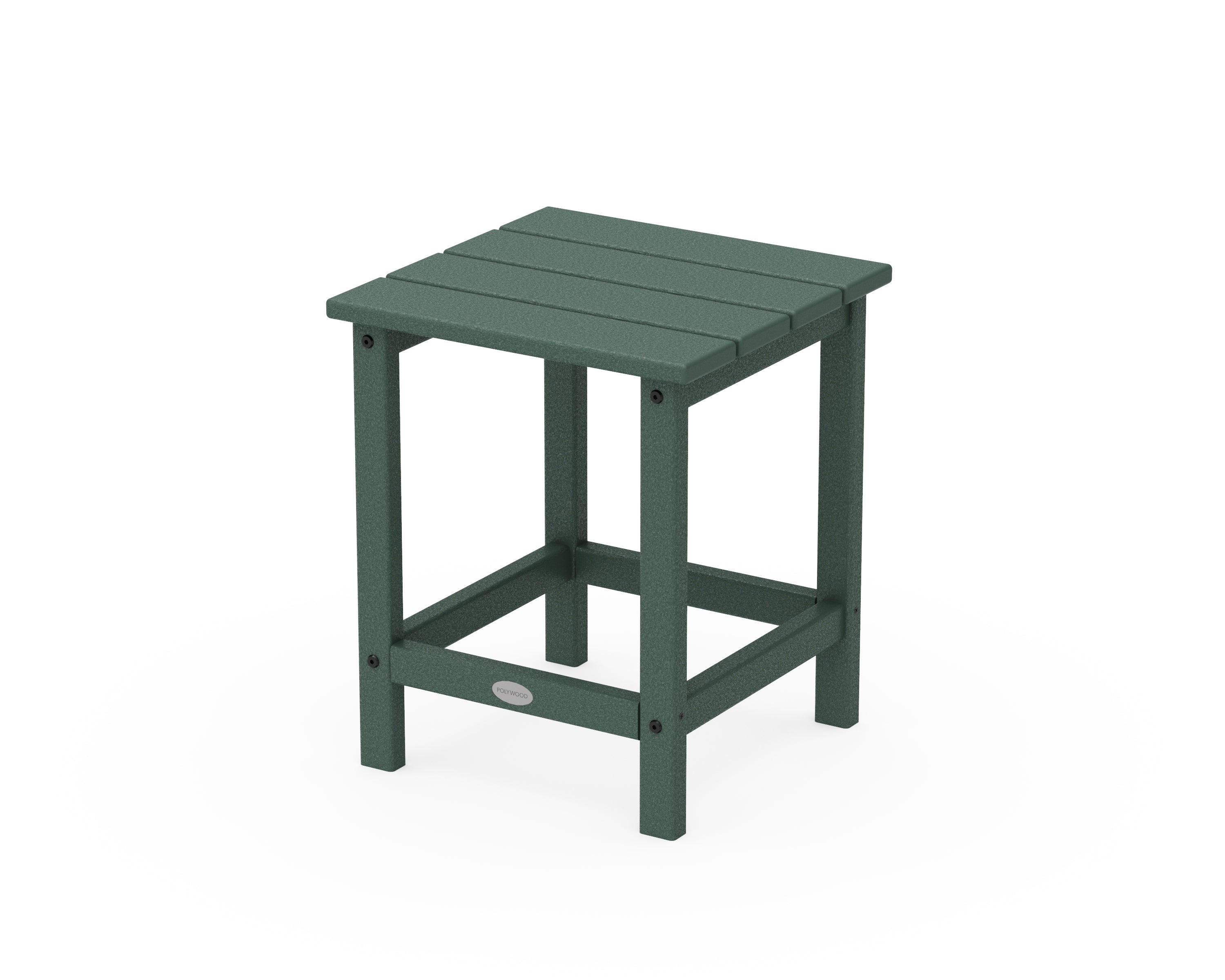 POLYWOOD® Long Island 18" Side Table in Green