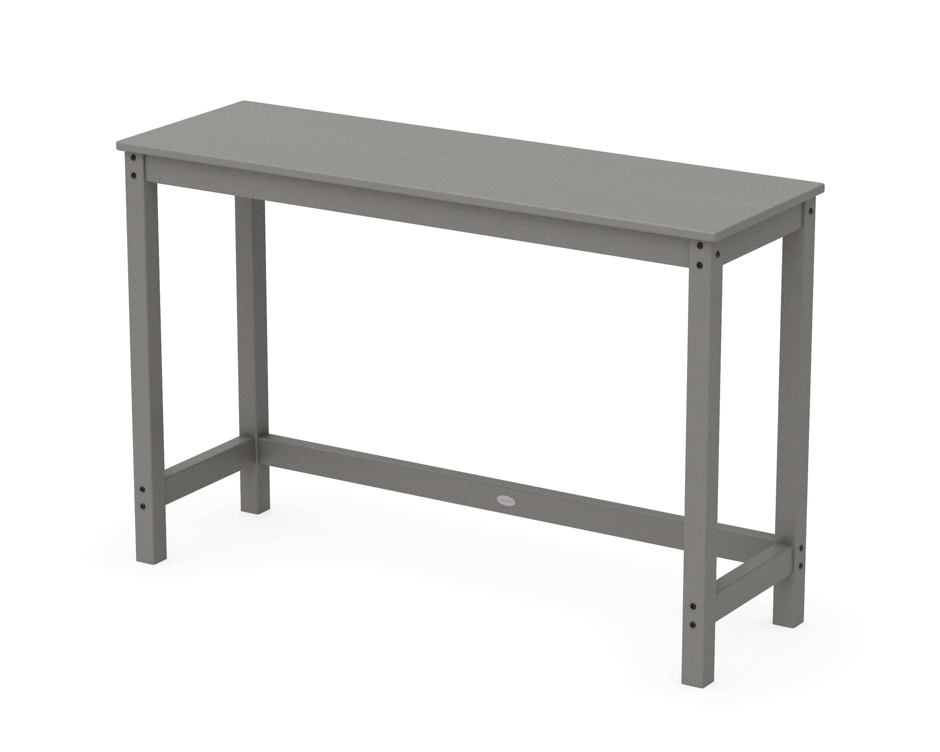POLYWOOD® Studio Balcony Counter Table in Slate Grey