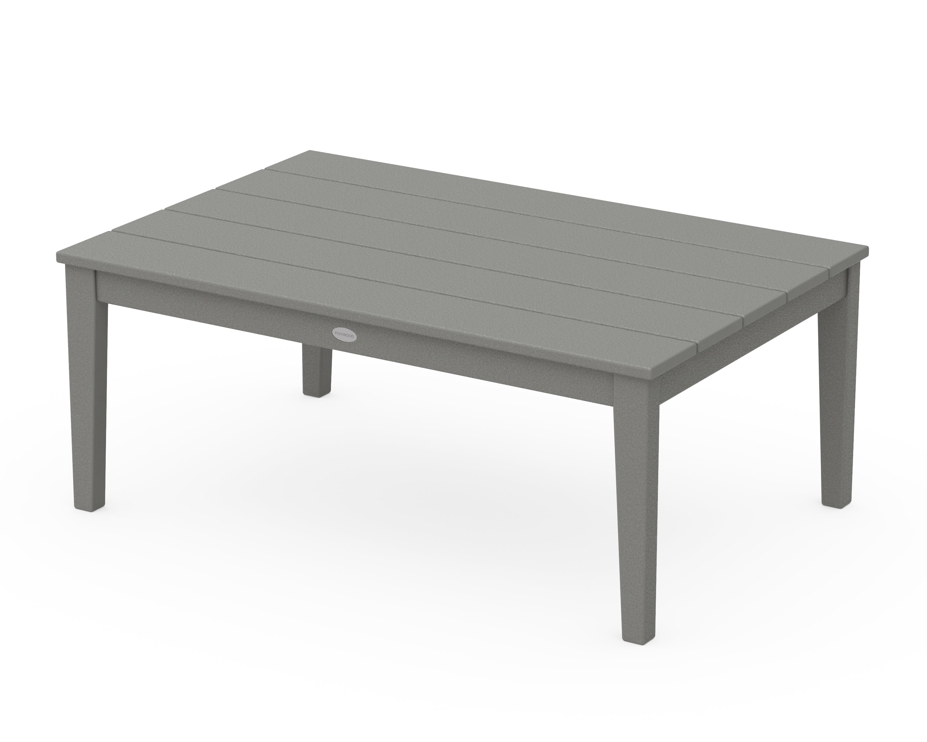 POLYWOOD® Newport 28" x 42" Coffee Table in Slate Grey