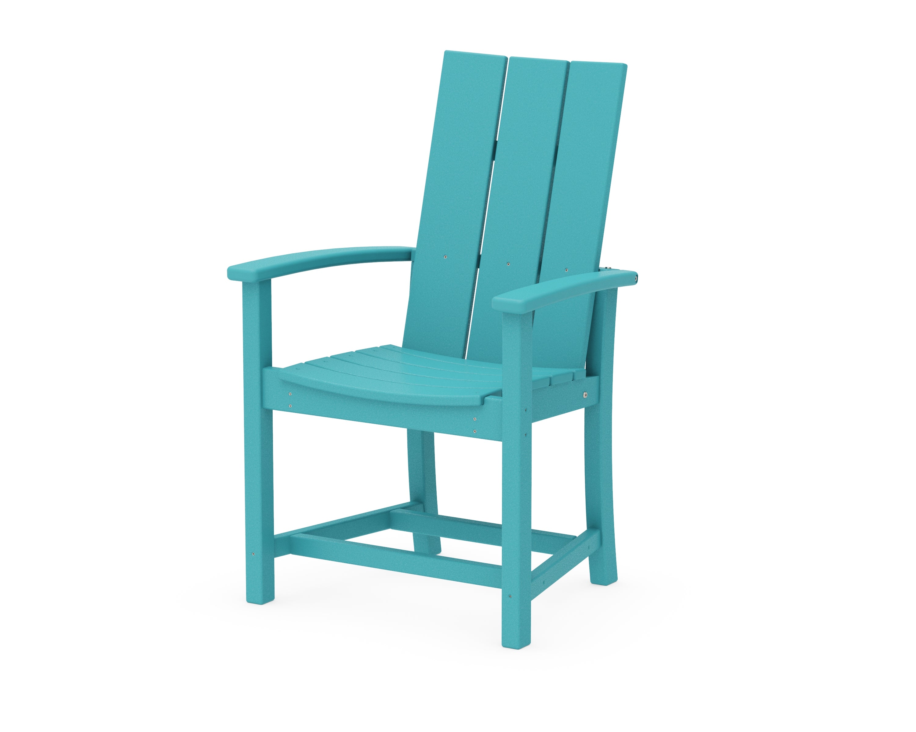 POLYWOOD® Modern Adirondack Dining Chair in Aruba