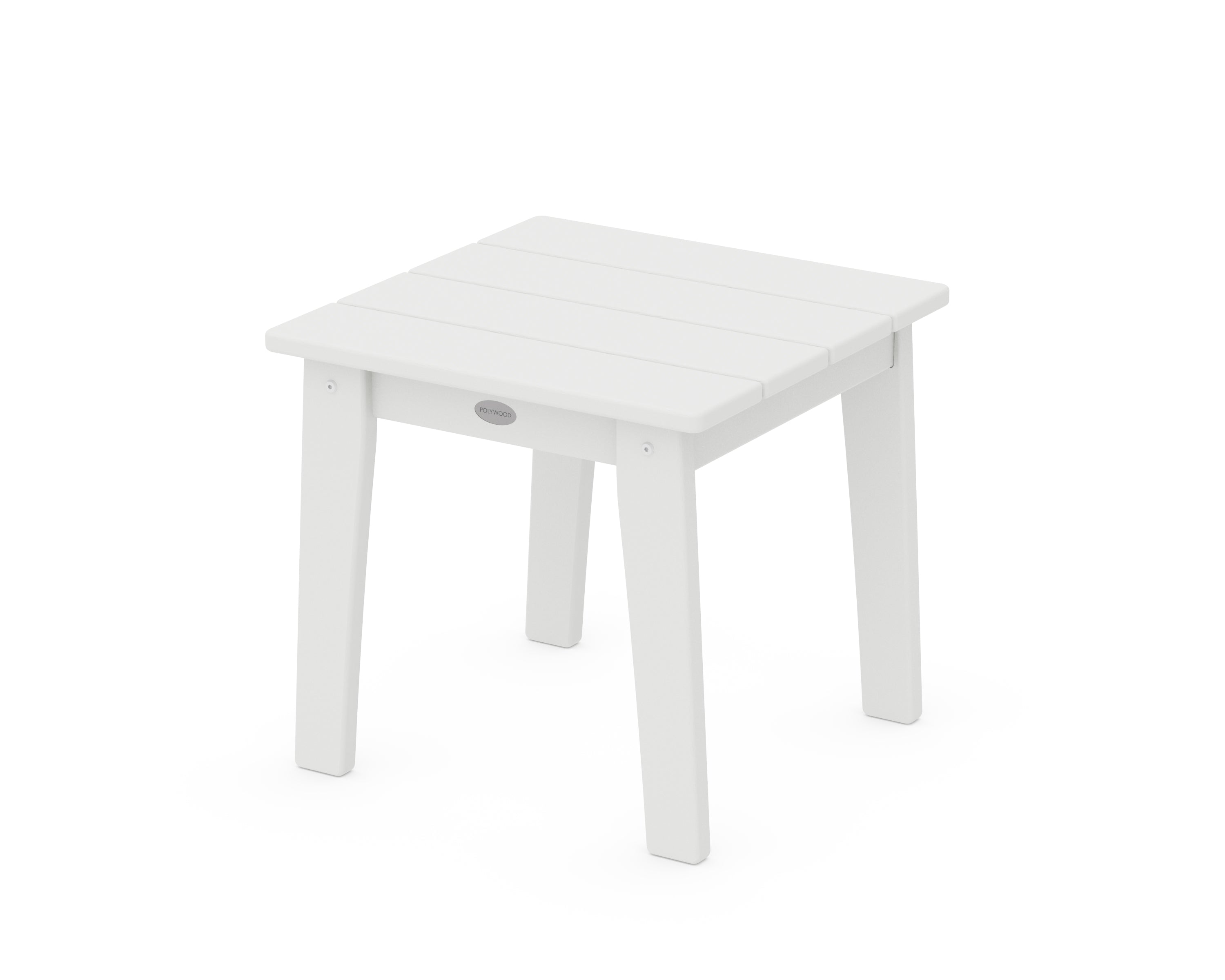POLYWOOD® Lakeside End Table in White