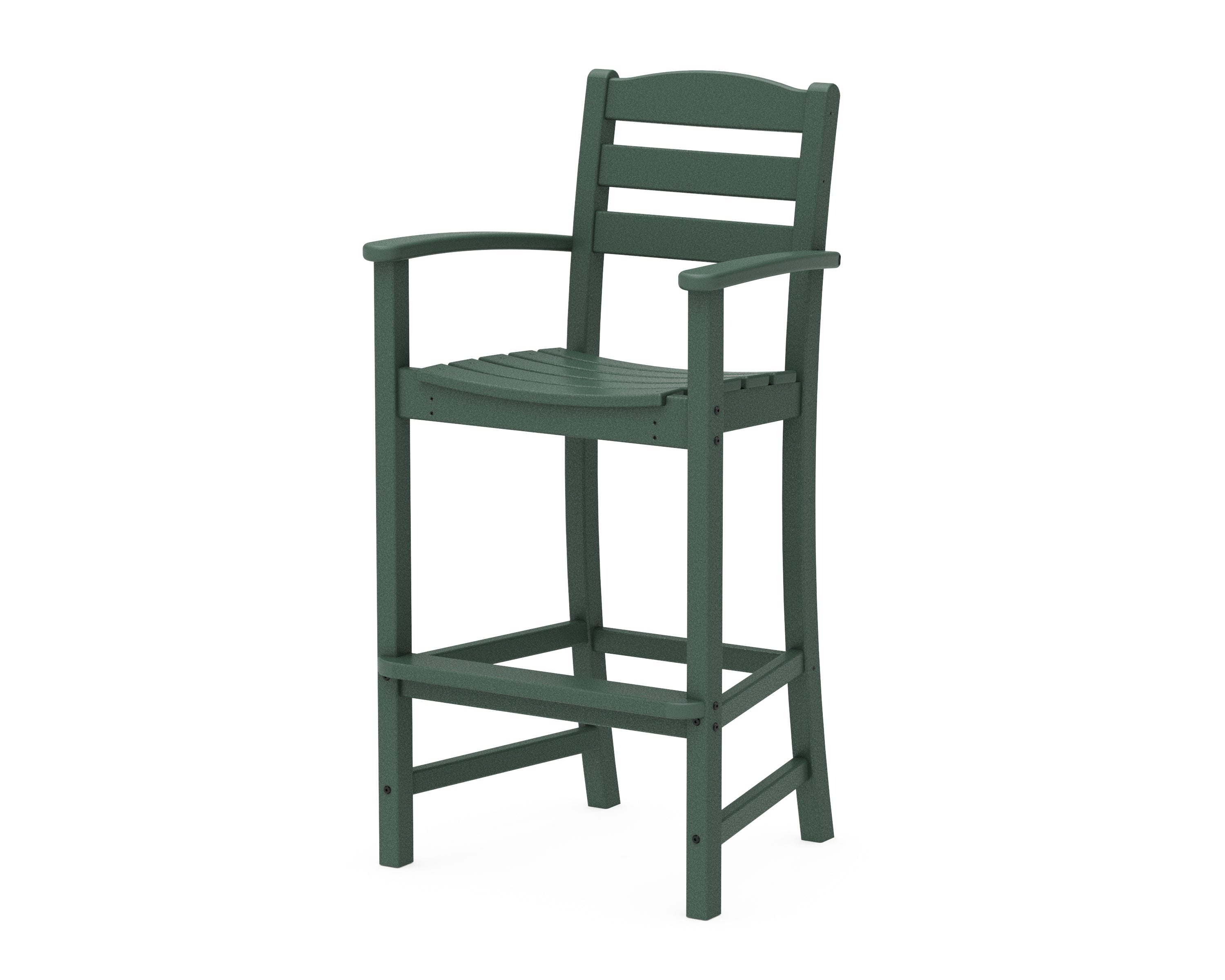 POLYWOOD® La Casa Café Bar Arm Chair in Green