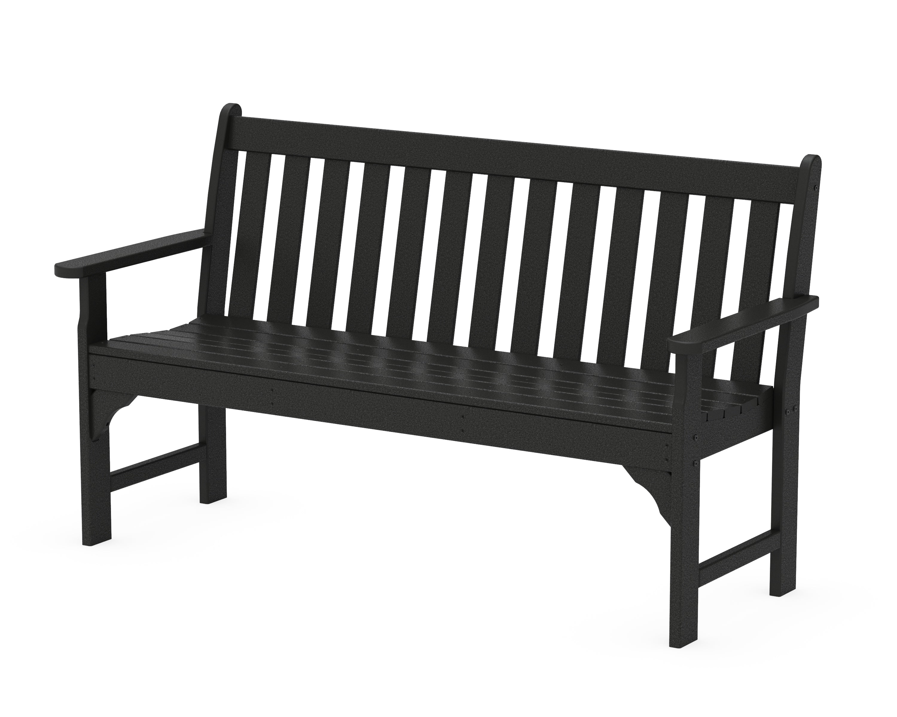 POLYWOOD® Vineyard 60" Bench in Black