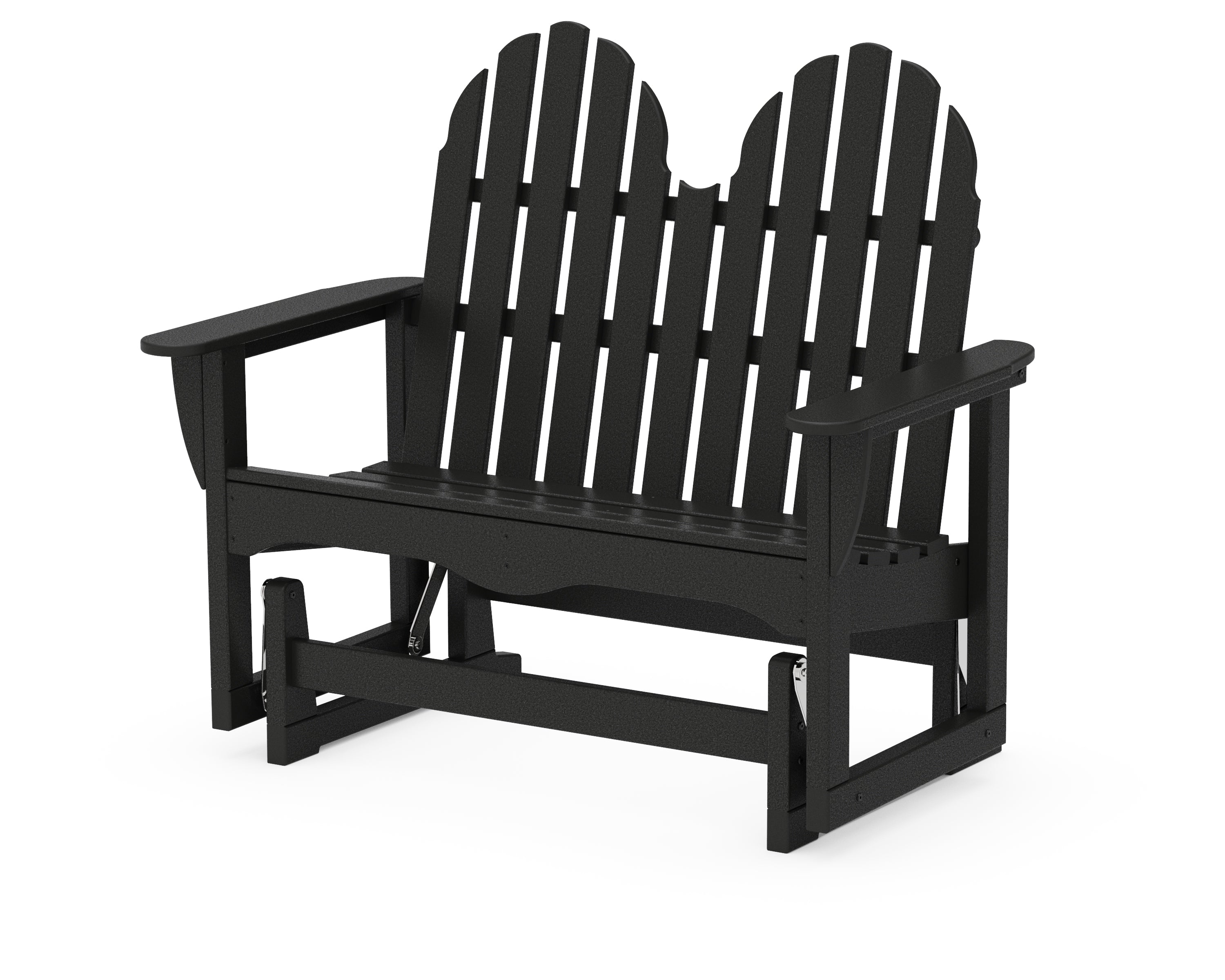 POLYWOOD® Classic Adirondack 48" Glider in Black