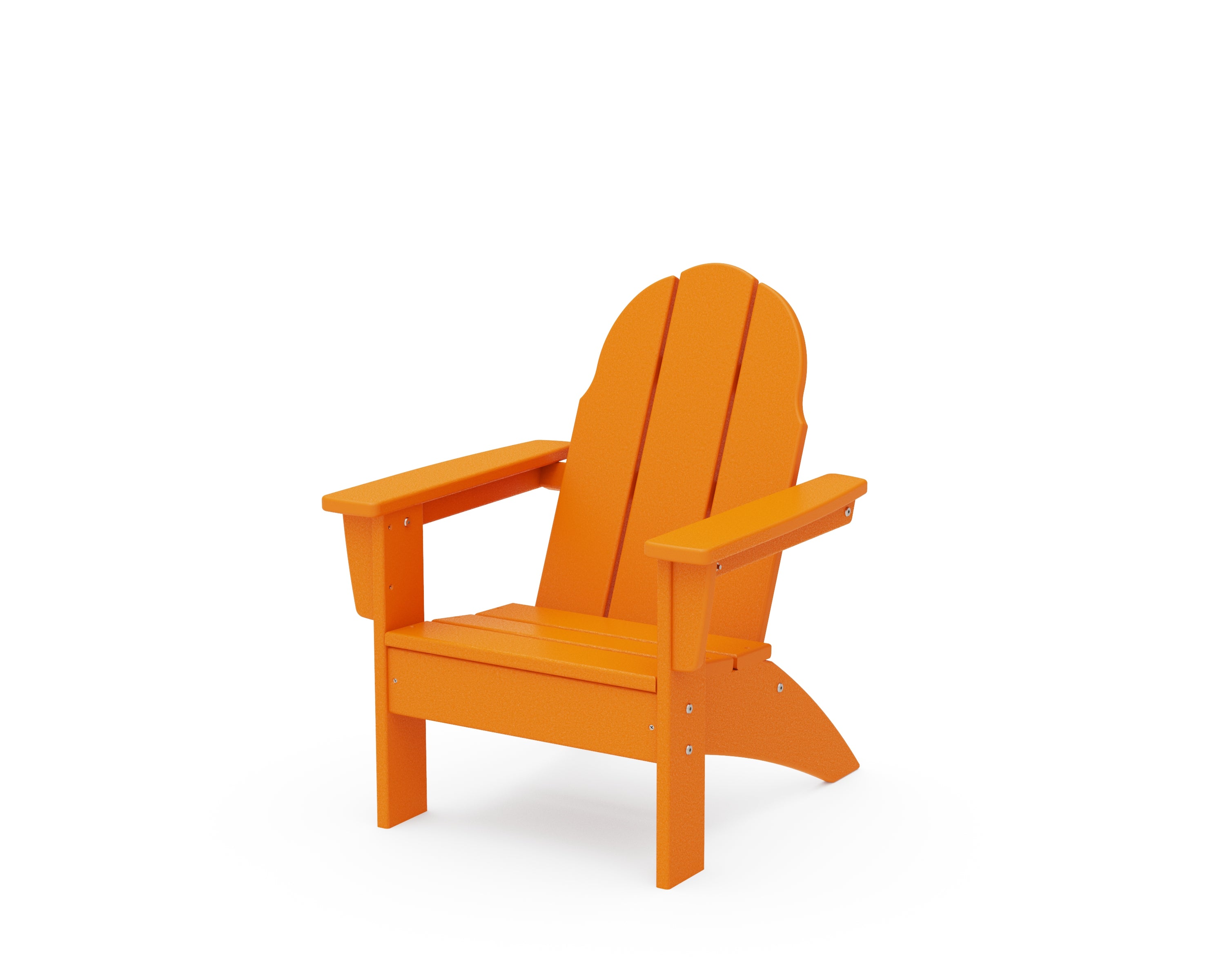 POLYWOOD® Kids Vineyard Adirondack Chair in Tangerine