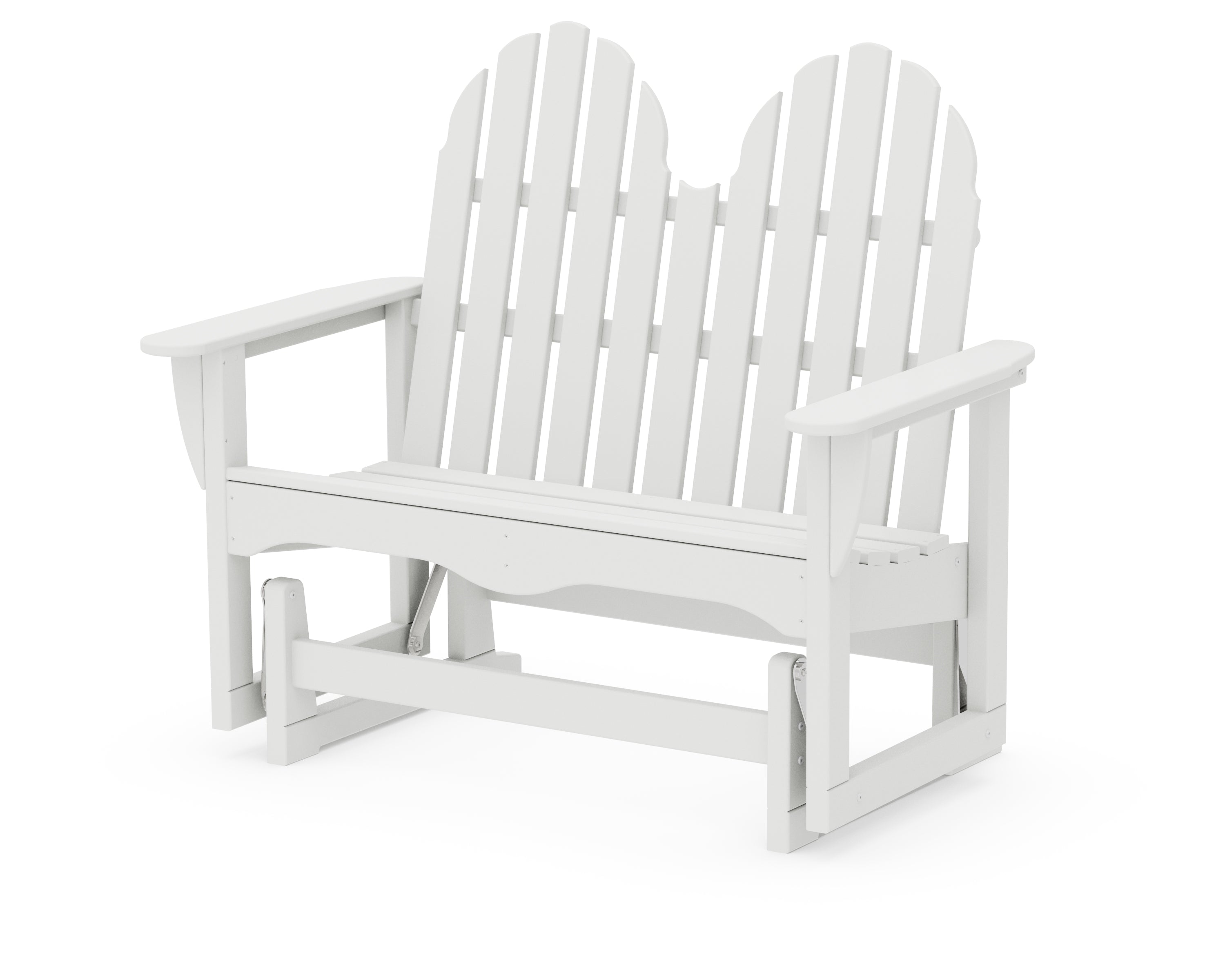 POLYWOOD® Classic Adirondack 48" Glider in White