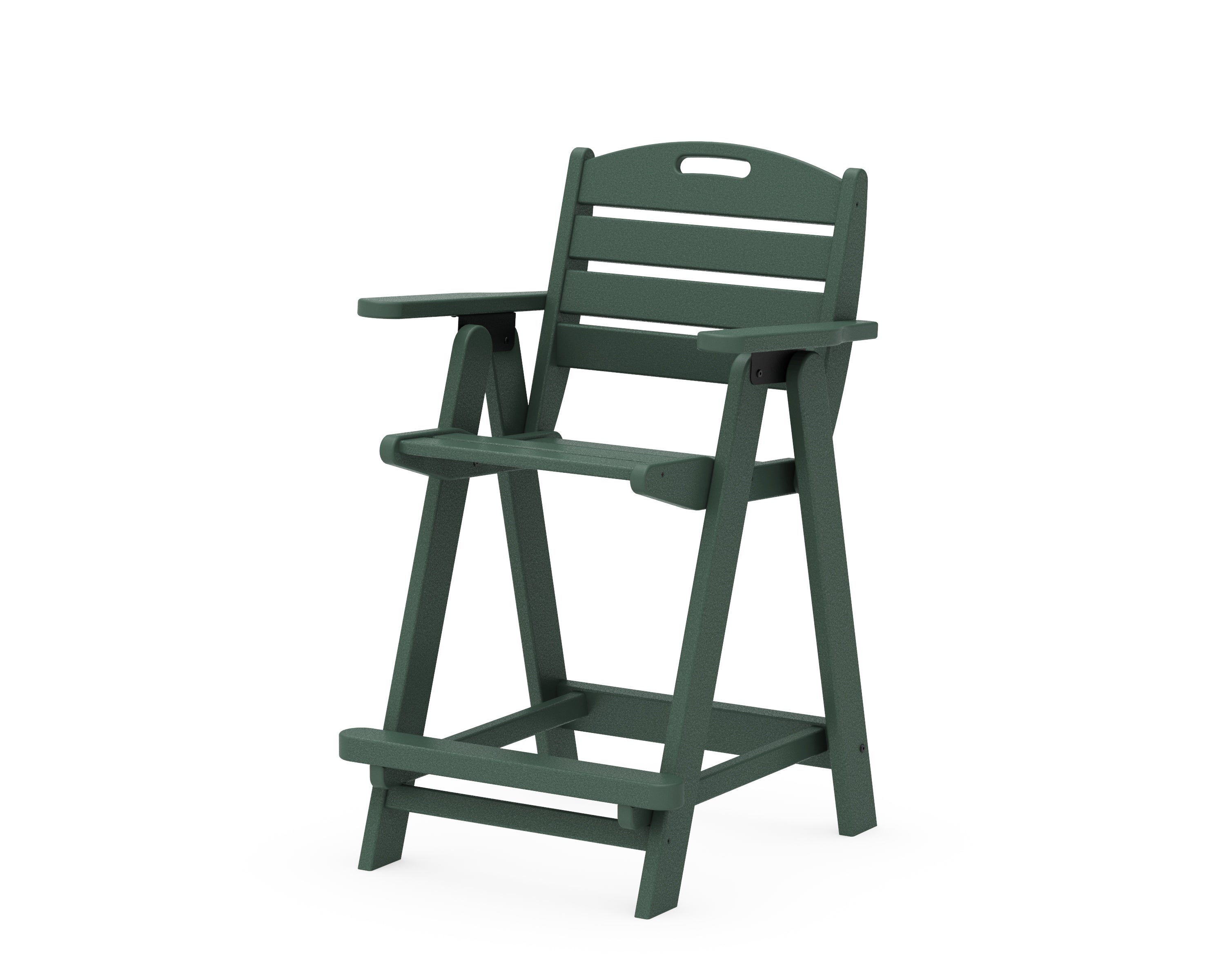 POLYWOOD® Nautical Counter Chair in Green
