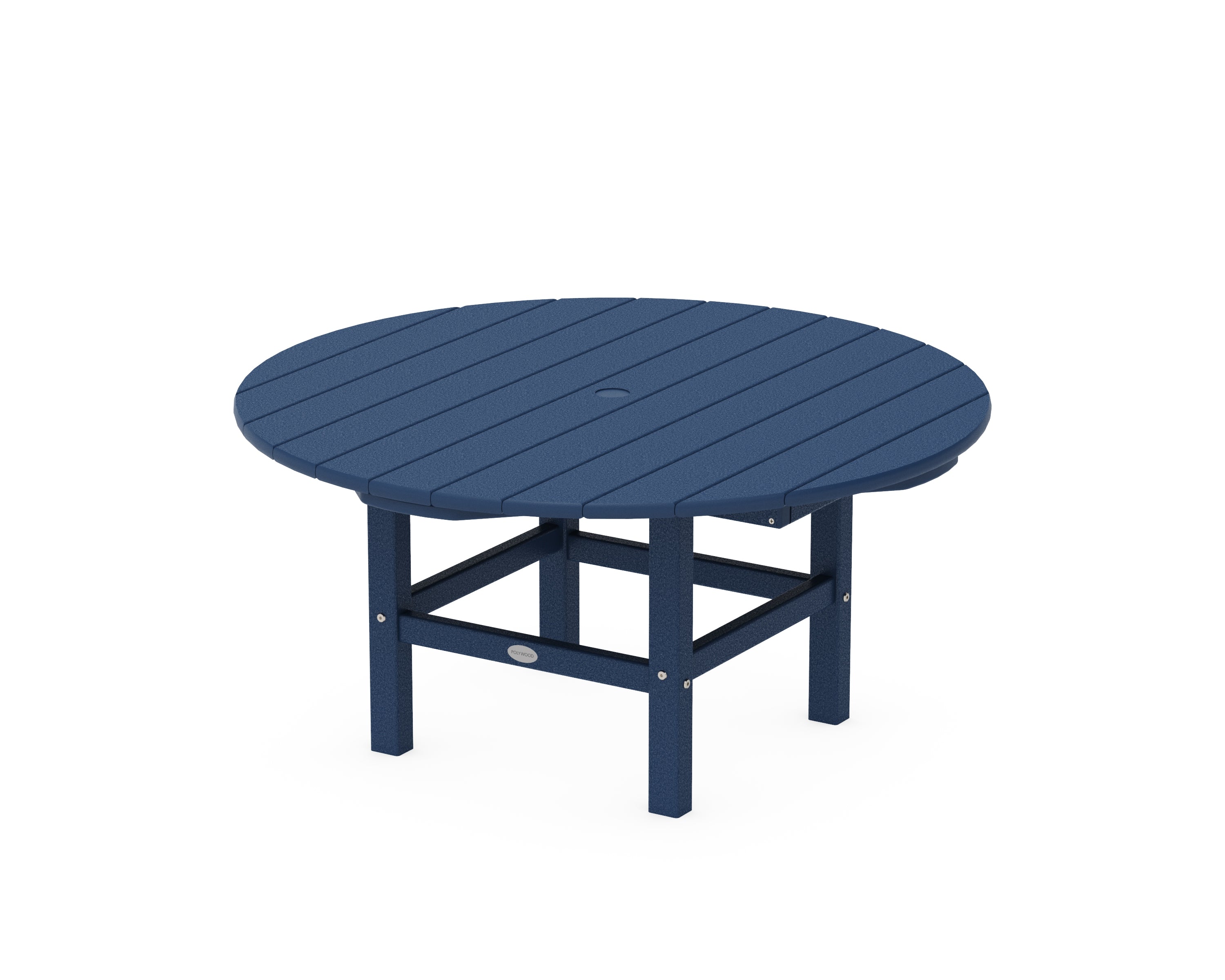 POLYWOOD® Round 37" Conversation Table in Navy