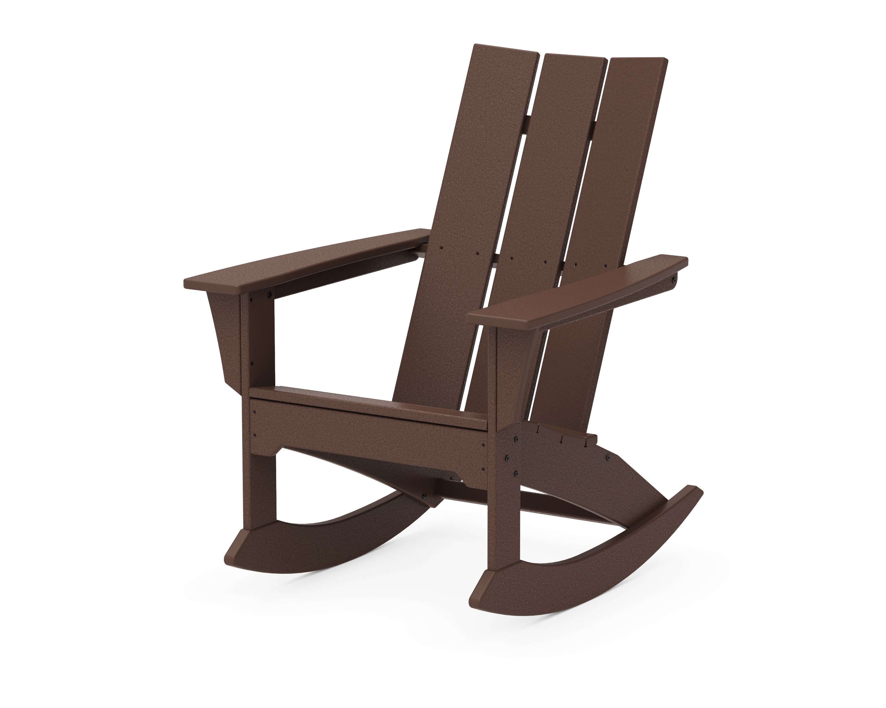 POLYWOOD® Modern Adirondack Rocker in Mahogany