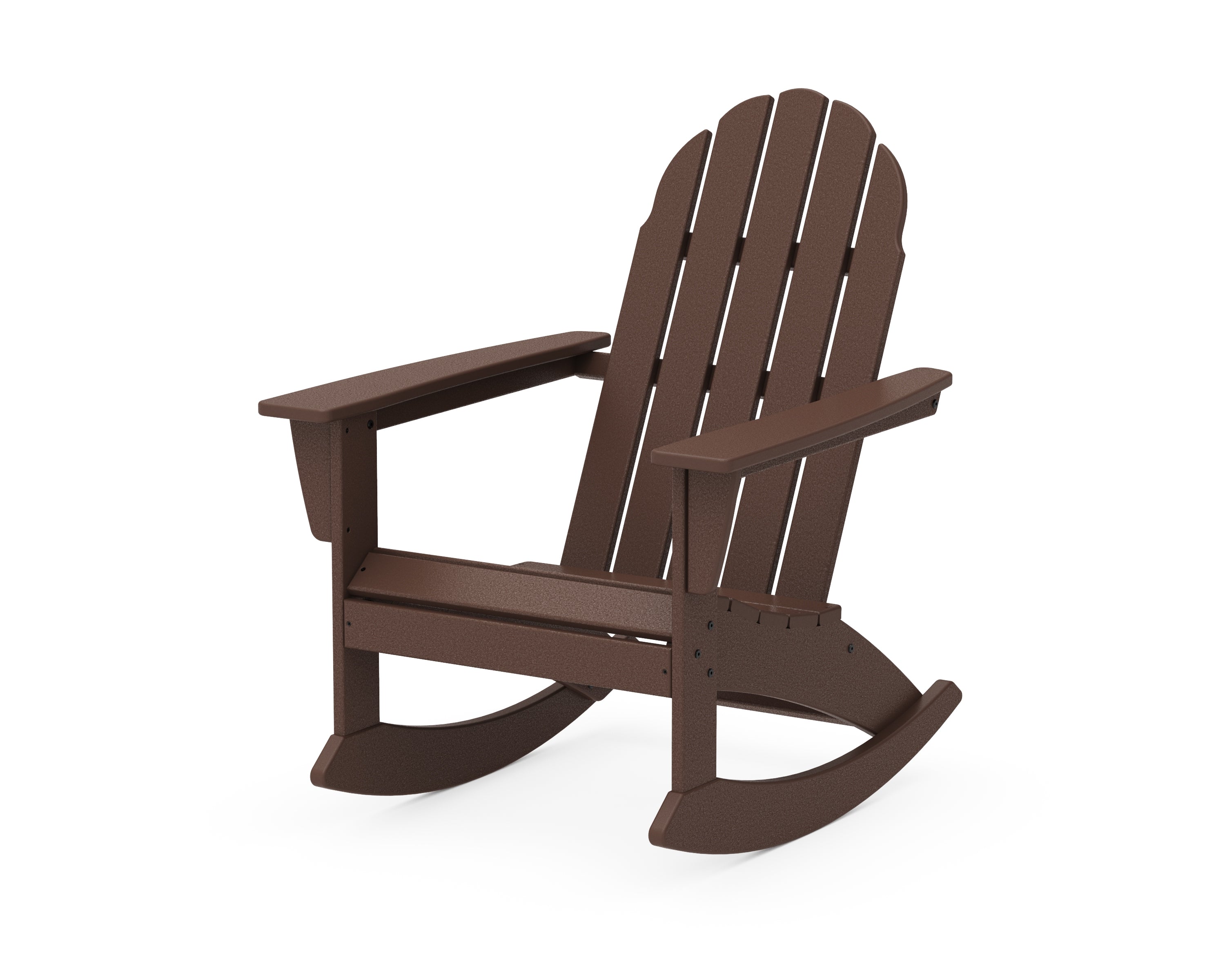 POLYWOOD® Vineyard Adirondack Rocking Chair in Mahogany