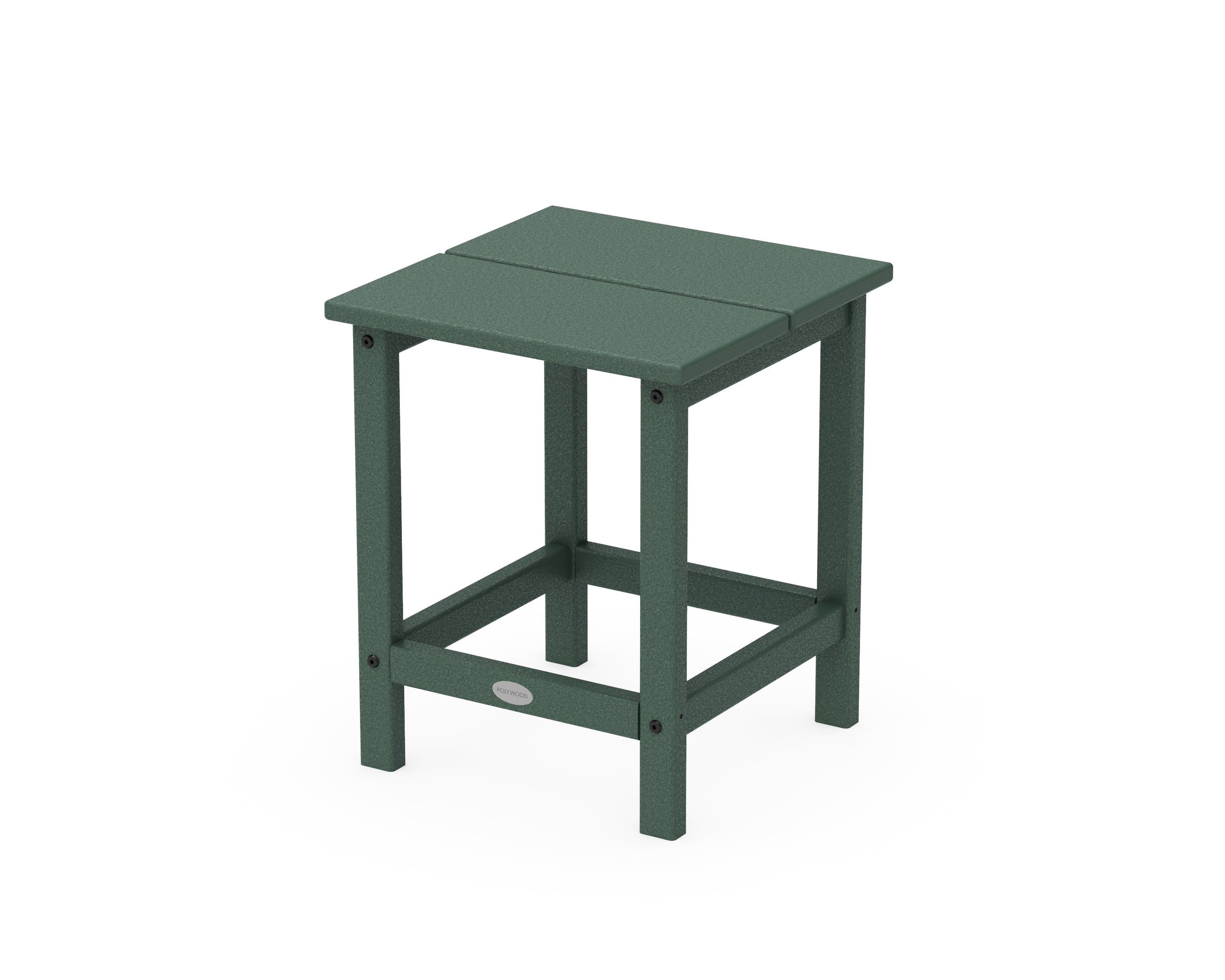 POLYWOOD® Studio Square Side Table in Green