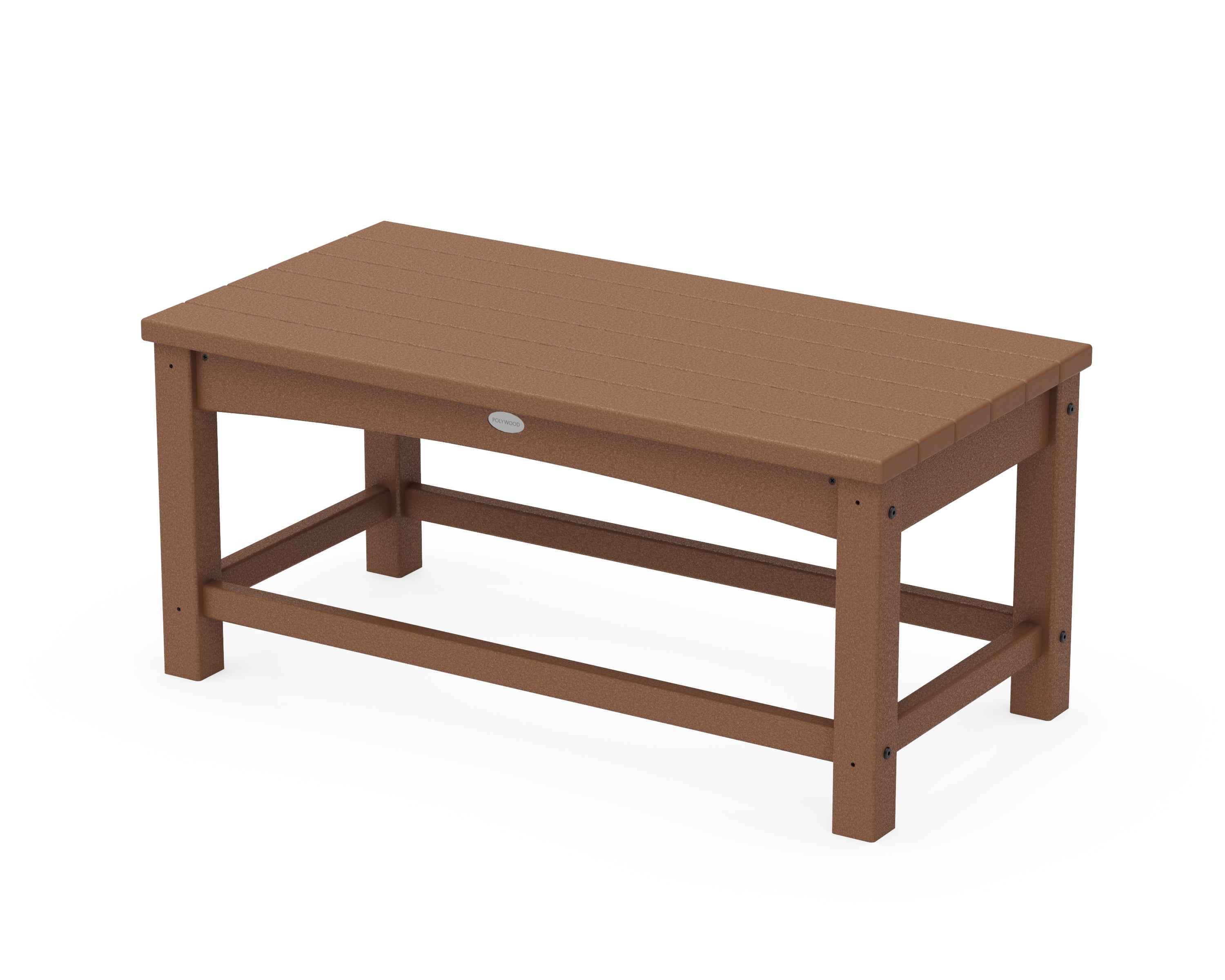 POLYWOOD® Club Coffee Table in Teak