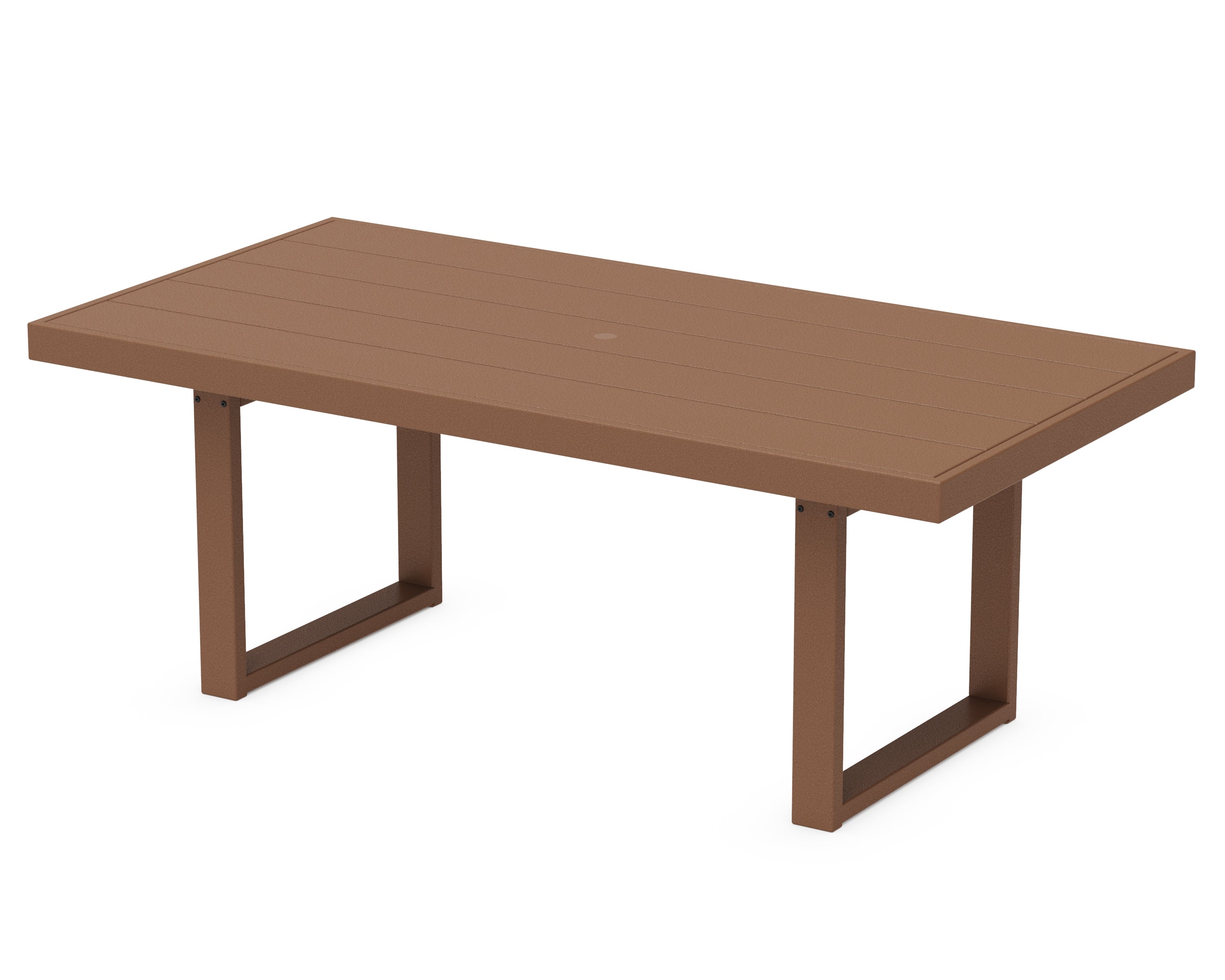 POLYWOOD® EDGE 40" x 78" Dining Table in Teak