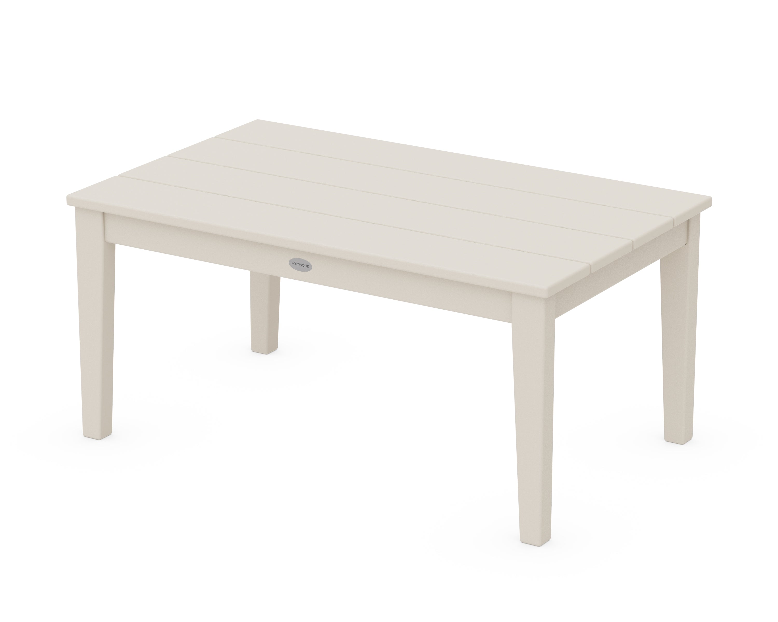 POLYWOOD® Newport 22" x 36" Coffee Table in Sand
