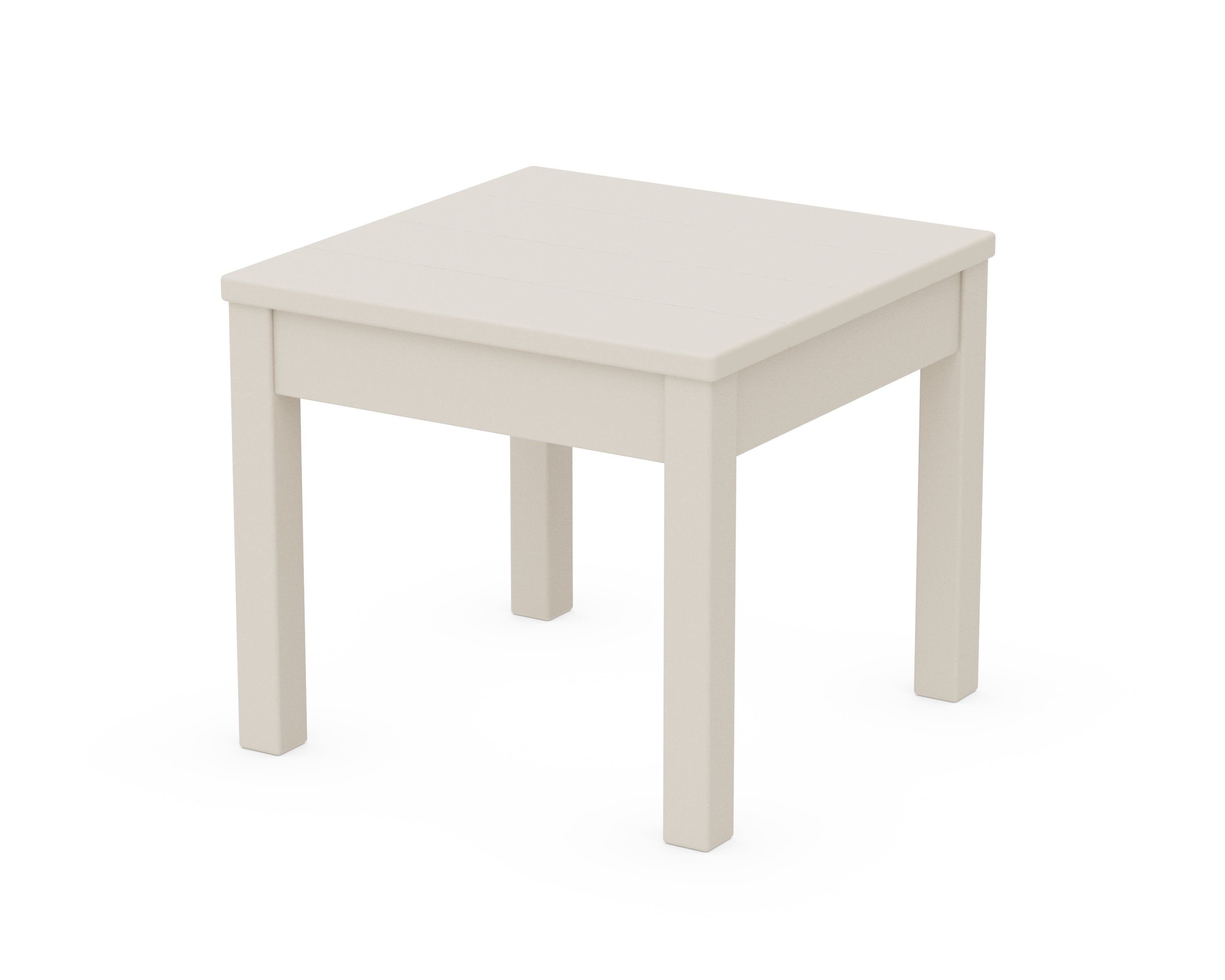 POLYWOOD® 22" Square End Table in Sand