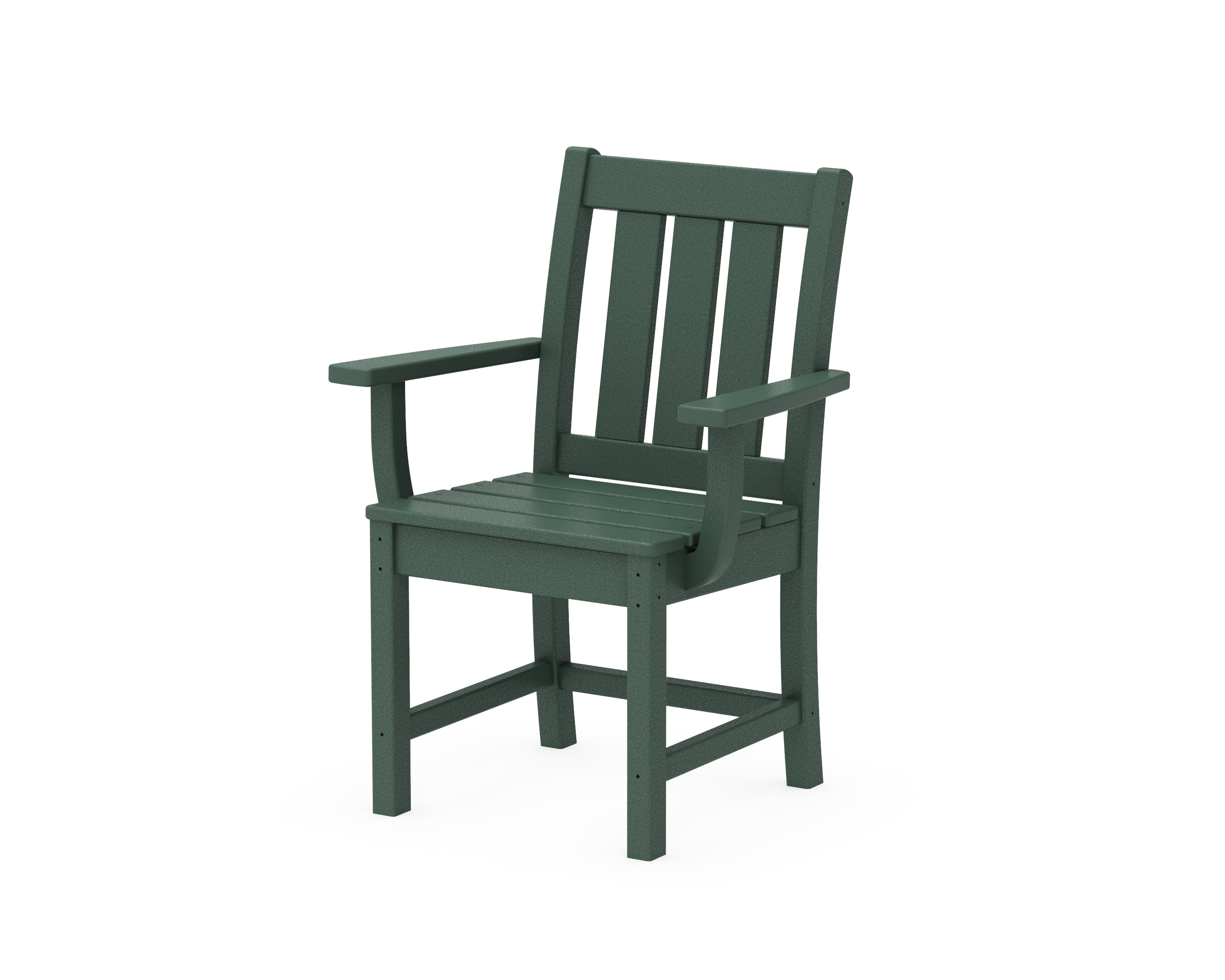 POLYWOOD® Oxford Dining Arm Chair in Green
