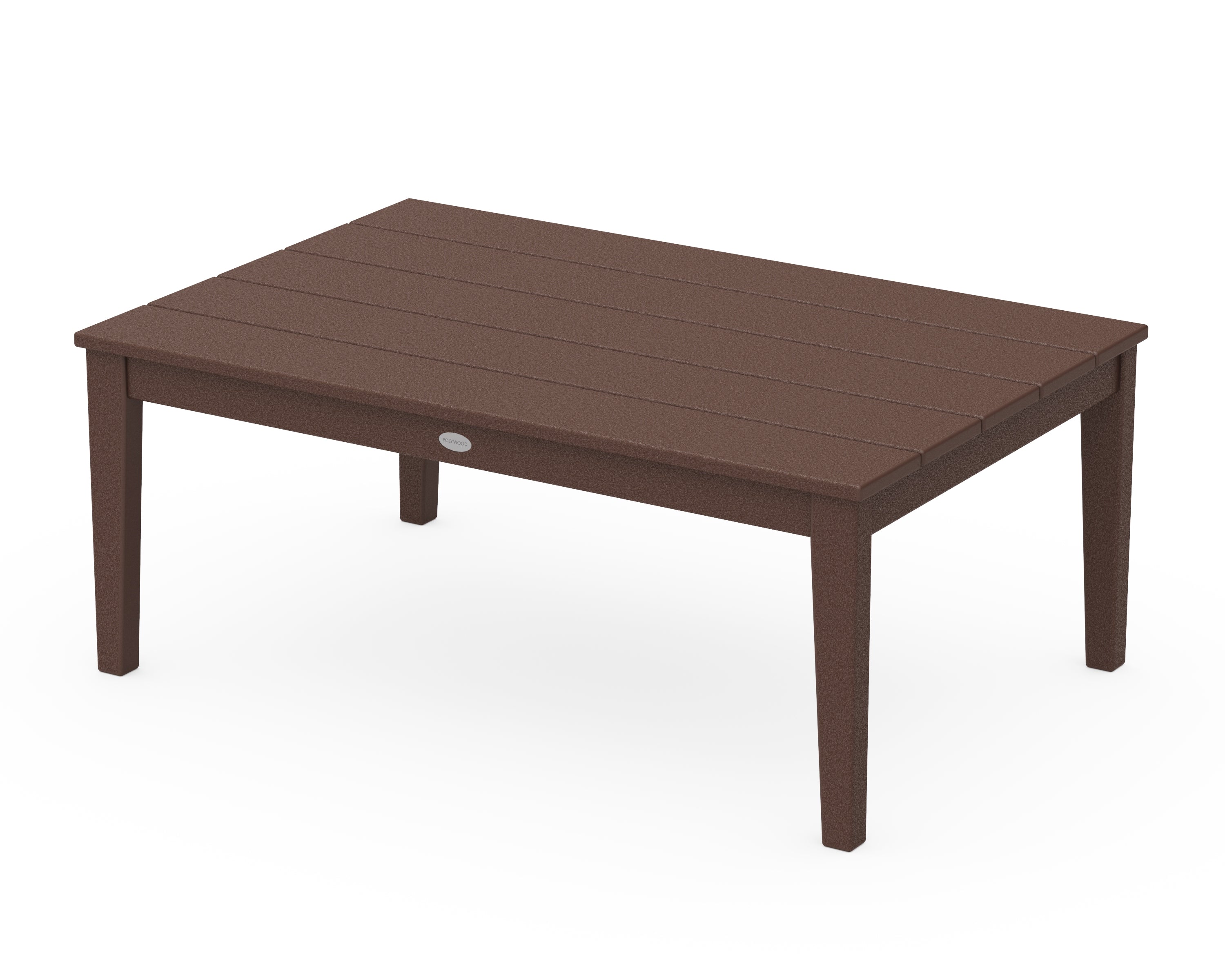 POLYWOOD® Newport 28" x 42" Coffee Table in Mahogany
