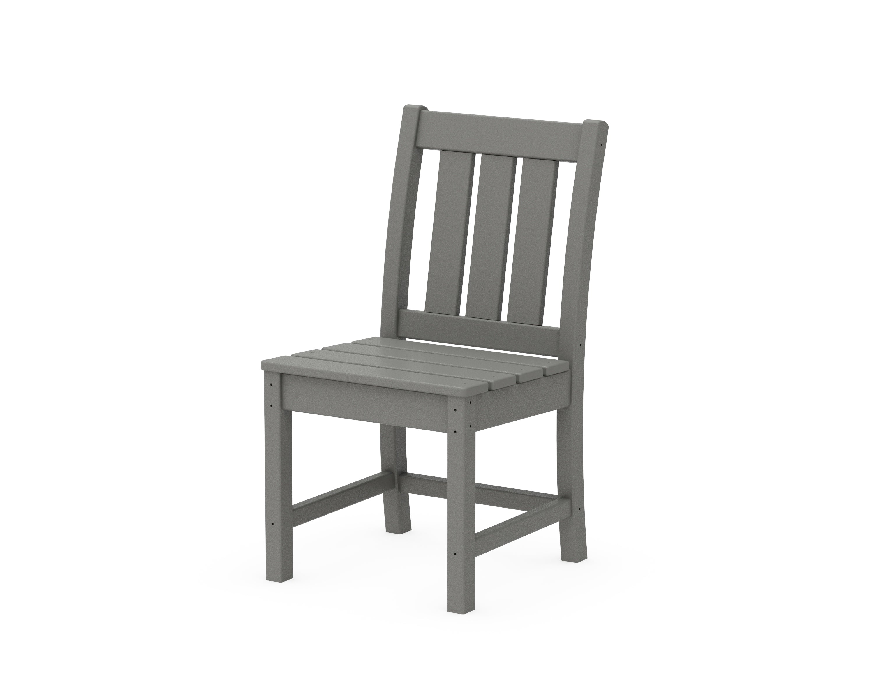 POLYWOOD® Oxford Dining Side Chair in Slate Grey