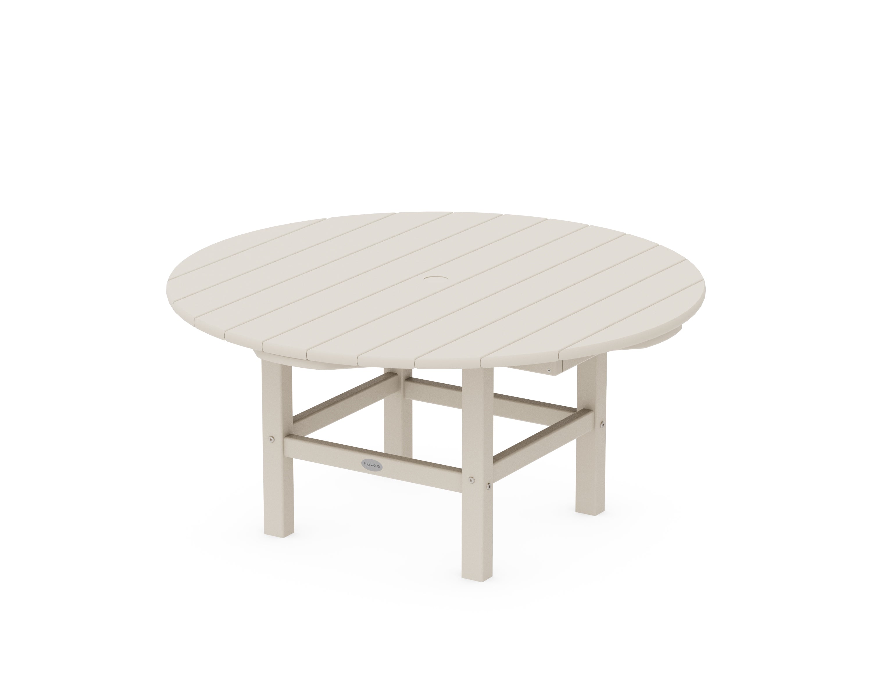 POLYWOOD® Round 37" Conversation Table in Sand