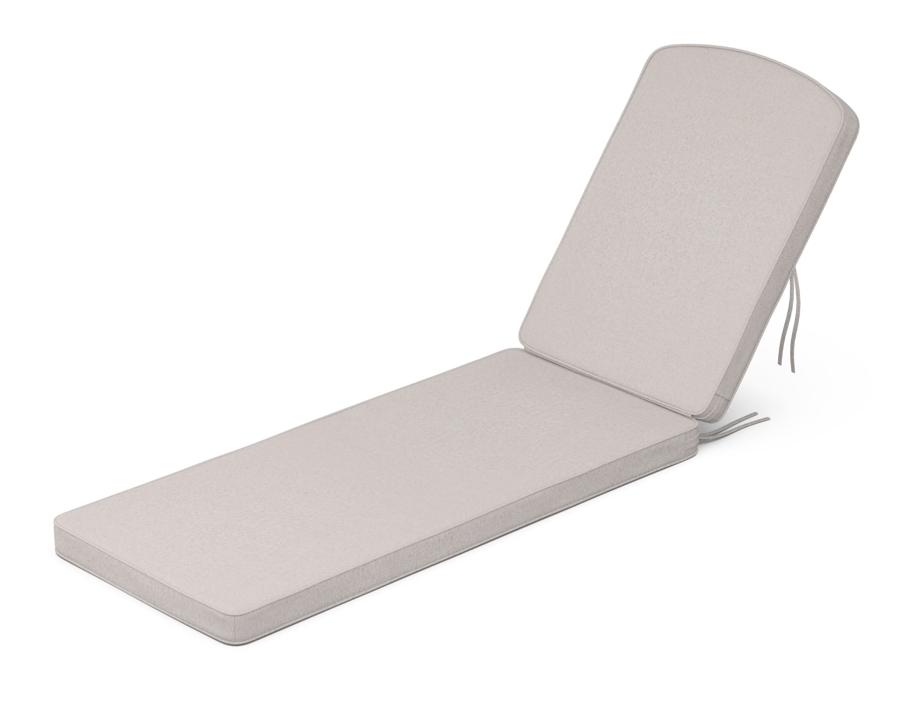 Martha Stewart by POLYWOOD® Chinoiserie Chaise Cushion in Dune Burlap