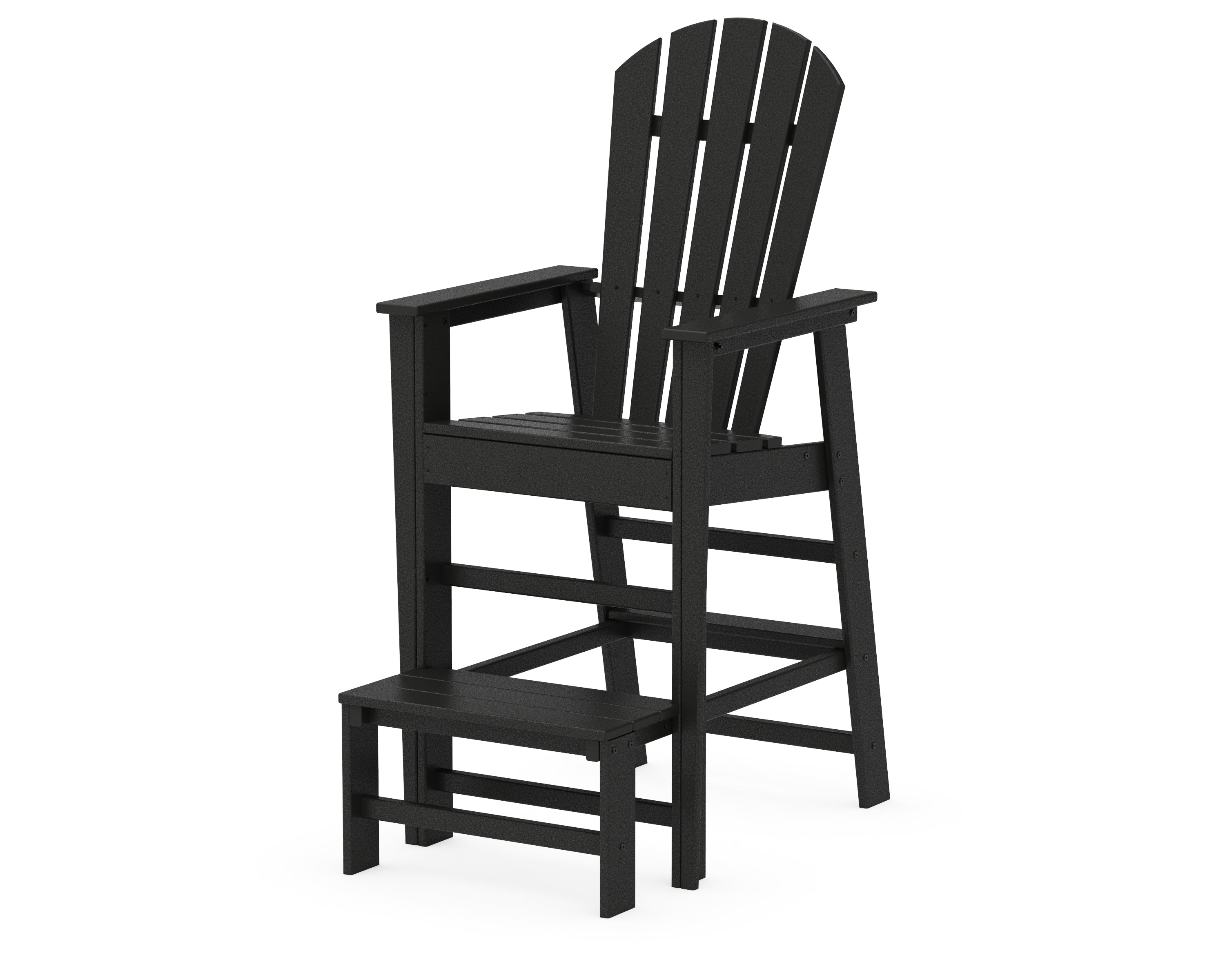 POLYWOOD® South Beach Lifeguard Chair in Black