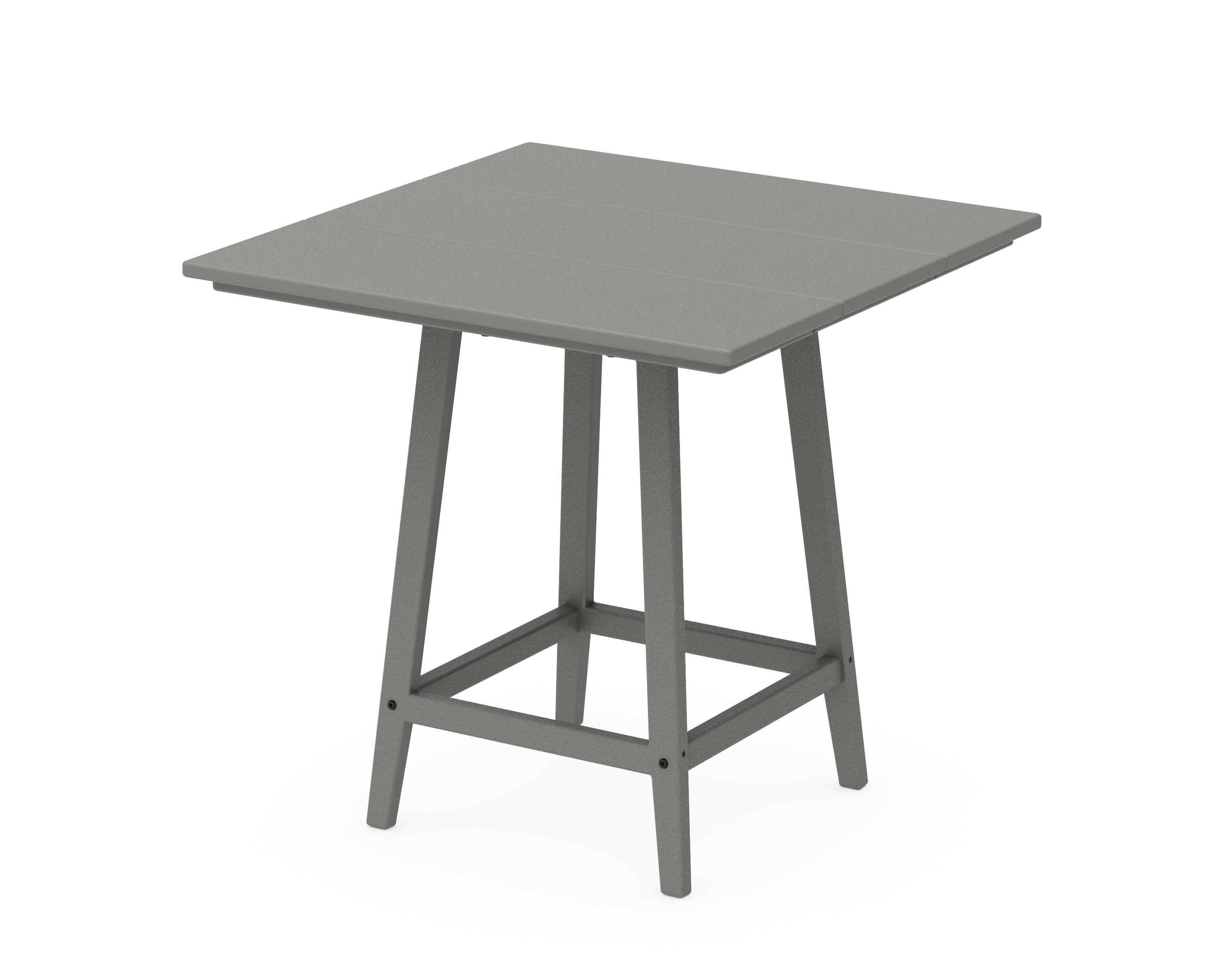 POLYWOOD® Studio 30" Square Bistro Table in Slate Grey