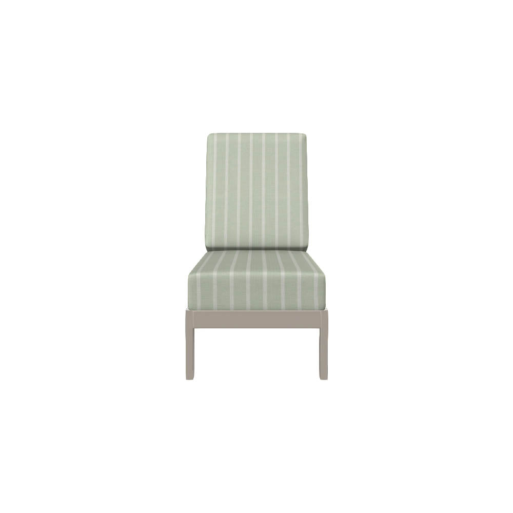 Leeward Three-Position Lay Flat Armless Chaise