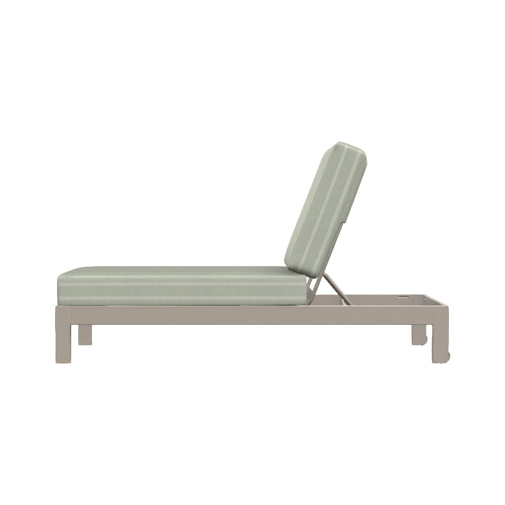 Leeward Three-Position Lay Flat Armless Chaise