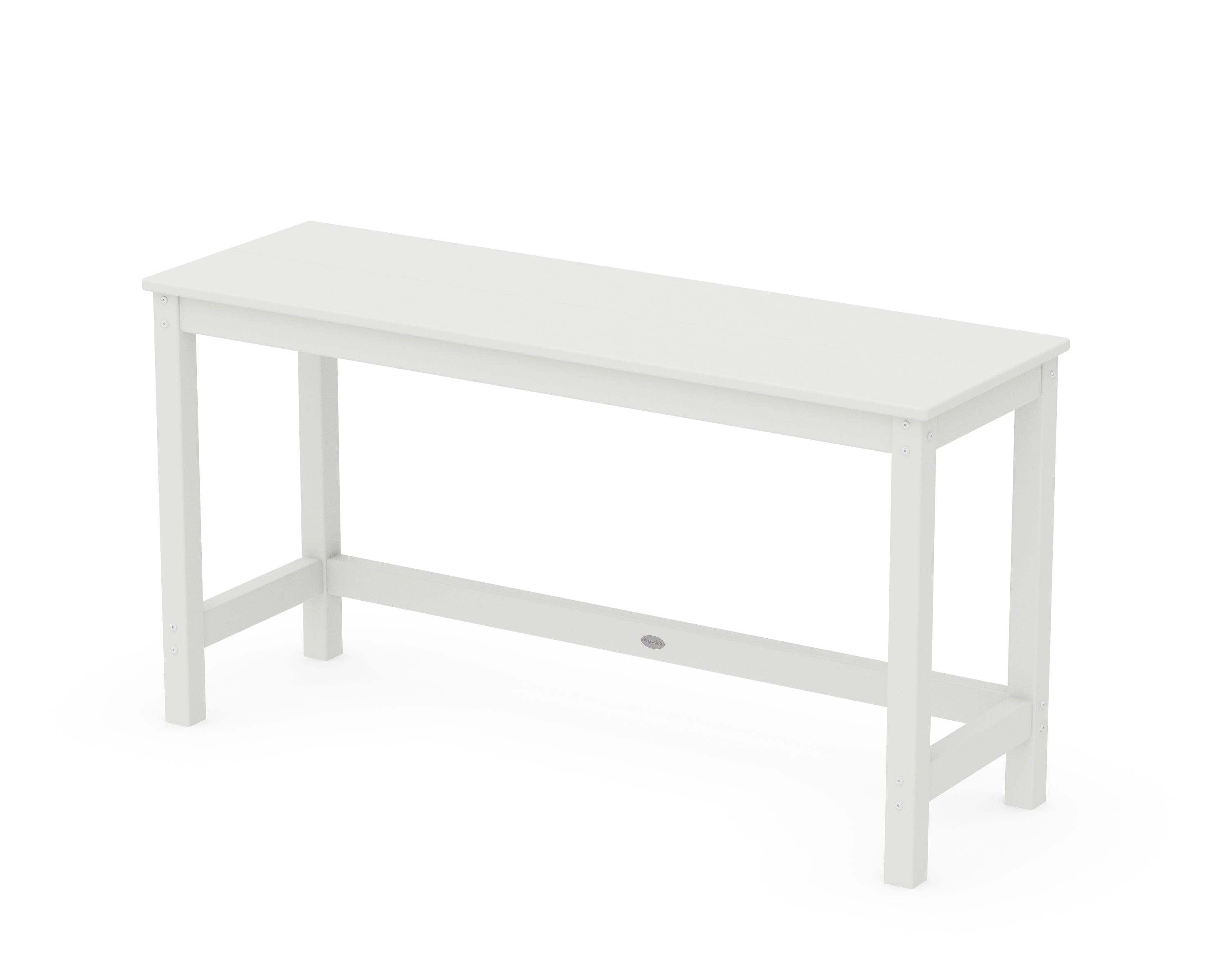 POLYWOOD® Studio Balcony Table in White